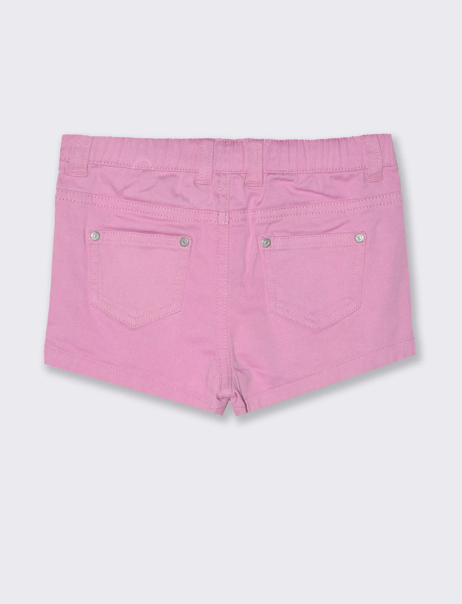 Short con tasche da neonata - Rosa - Image 2