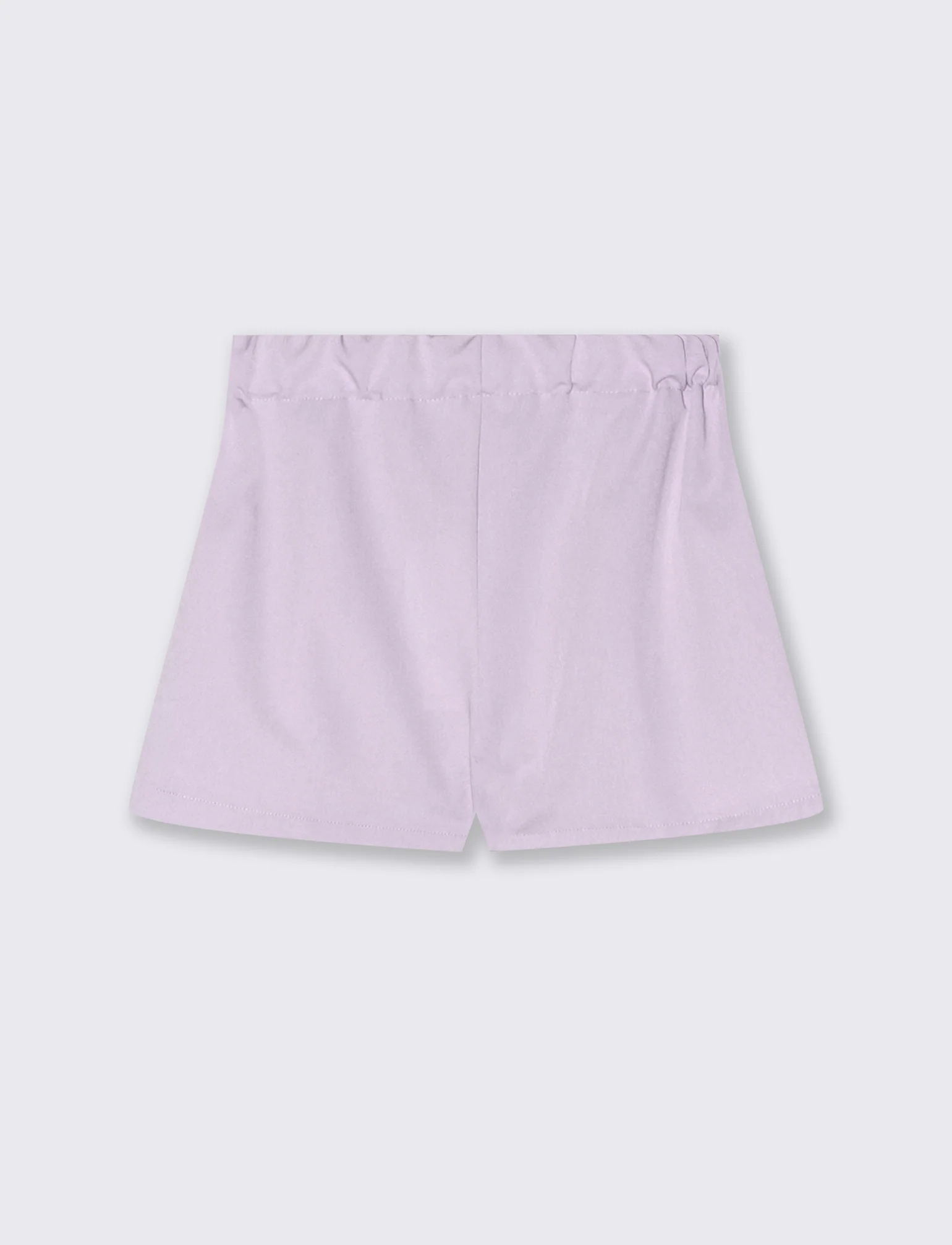 Short da bambina con pinces e bustino - Viola glicine - Image 3
