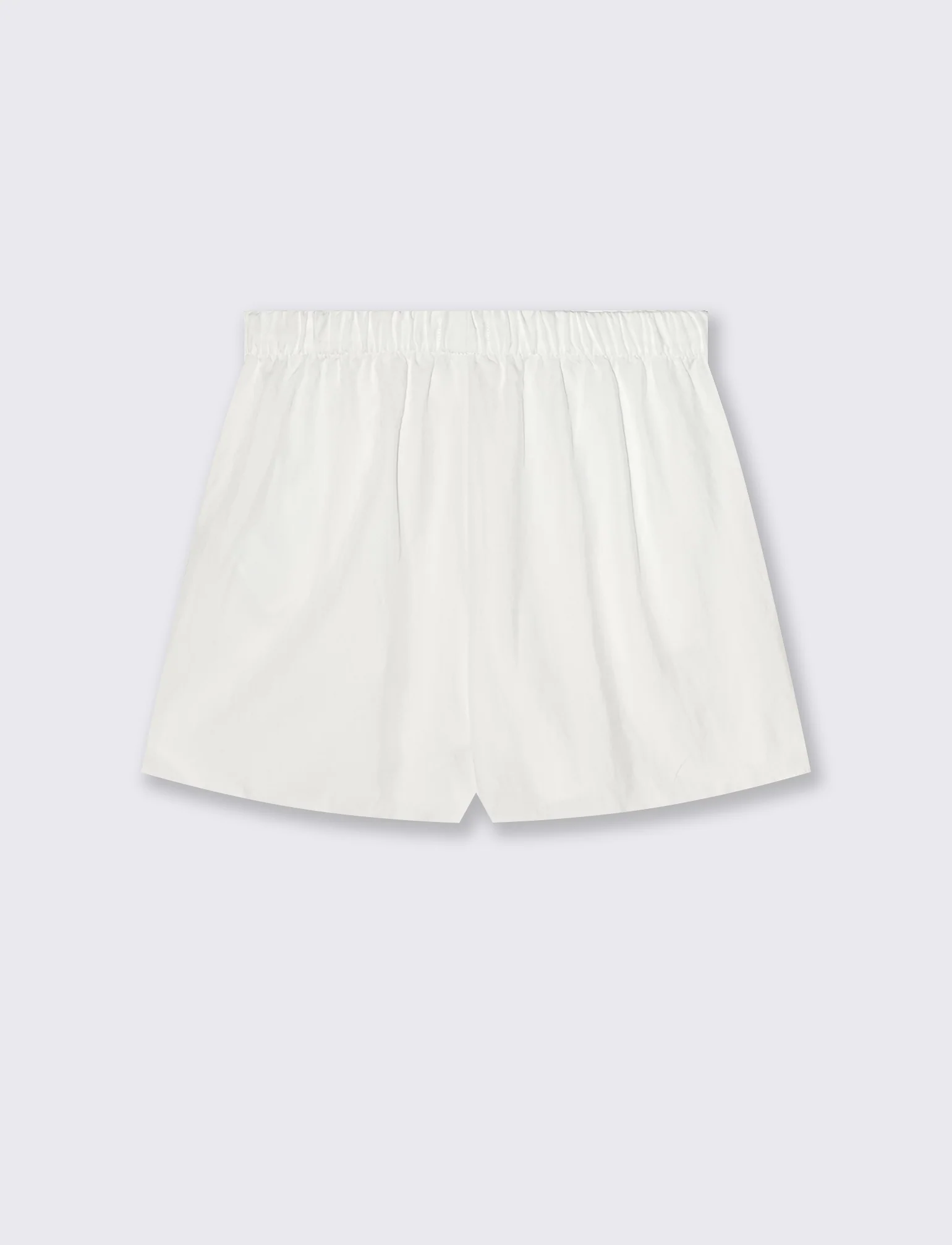 Short elasticizzati con laccetto davanti - Bianco - Image 4