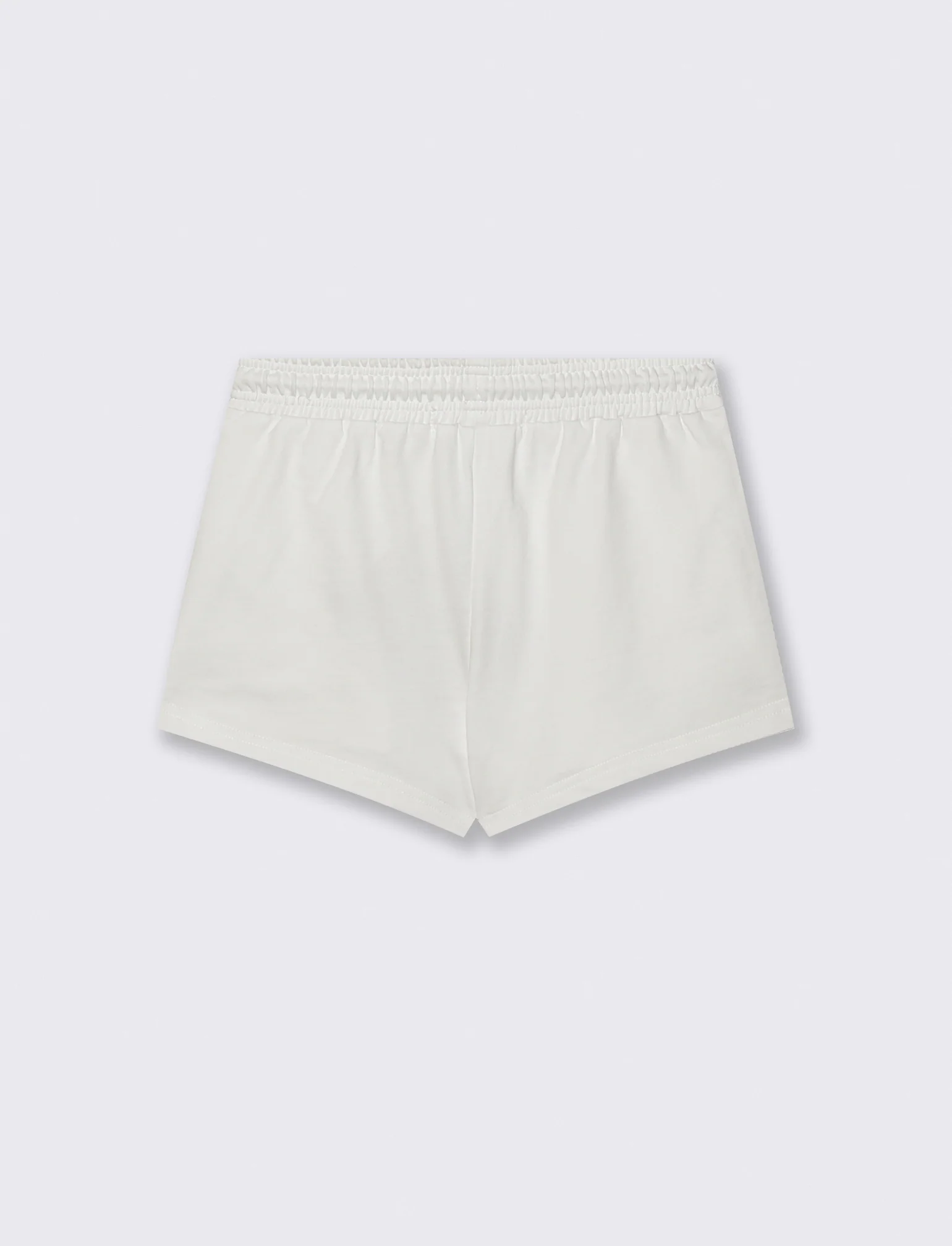 Short estivo in french terry per bambina - Bianco - Image 2