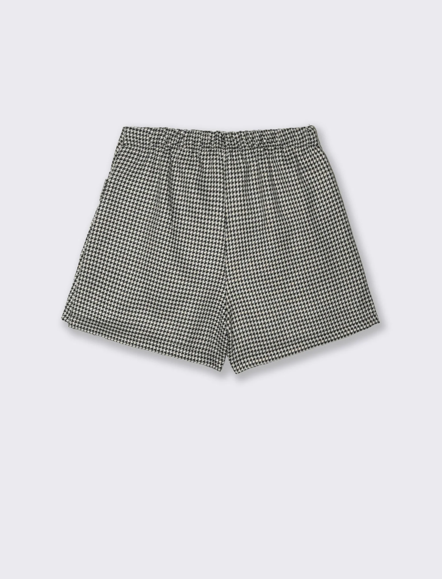 Short finta gonna in pied de poul. - Fantasia - Image 4