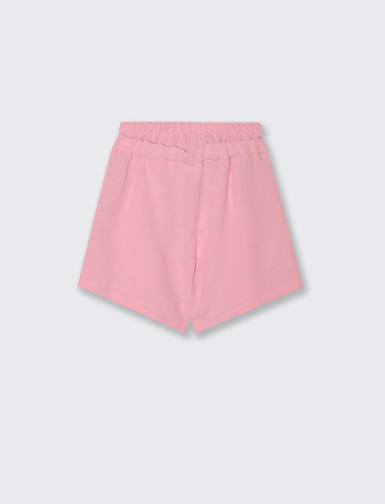Short finta gonna in tessuto leggero. - Rosa - Image 2
