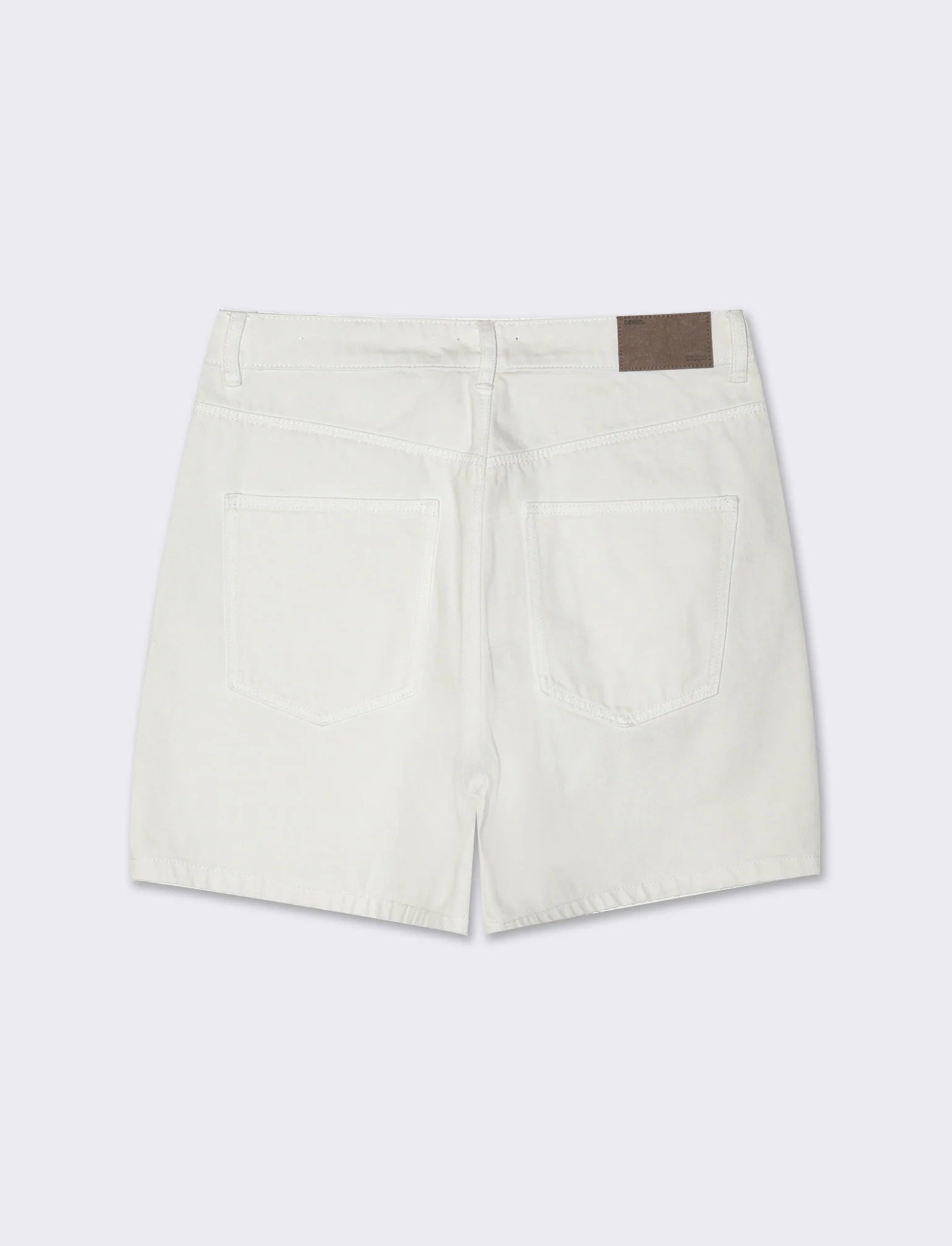 Short in denim da donna - Bianco - Image 5