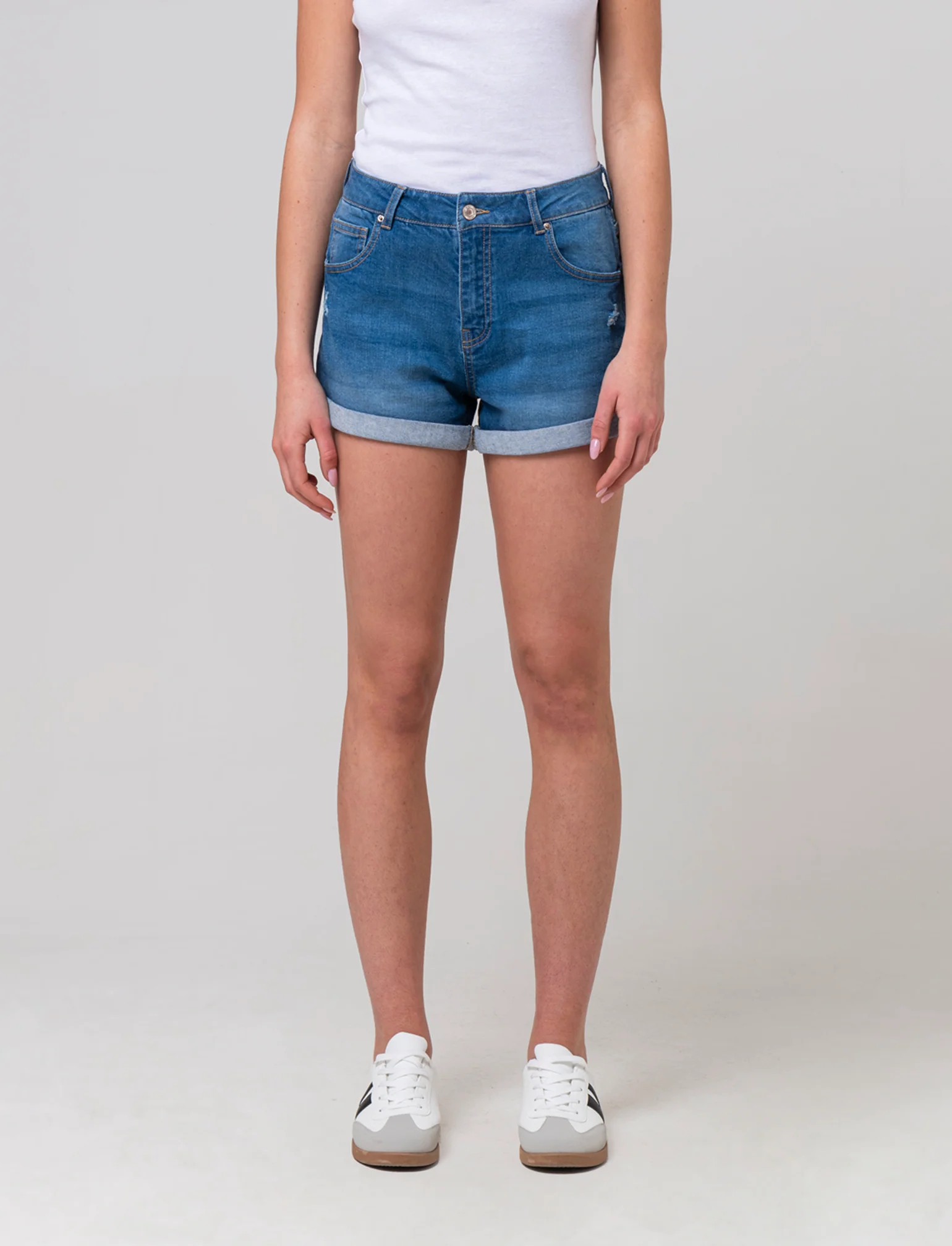 Short in denim da donna - Denim