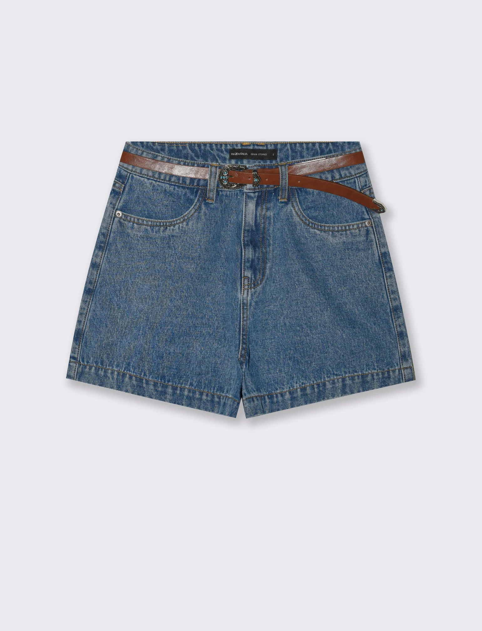 Short in denim - Denim