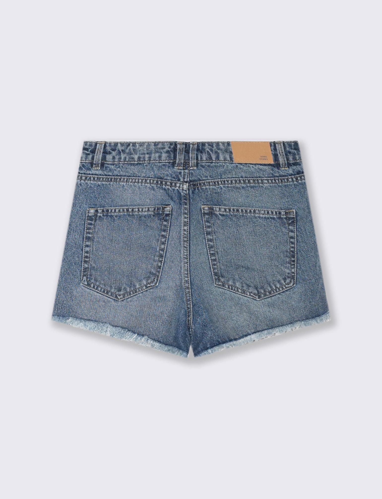 SHORT IN DENIM - Denim - Image 3