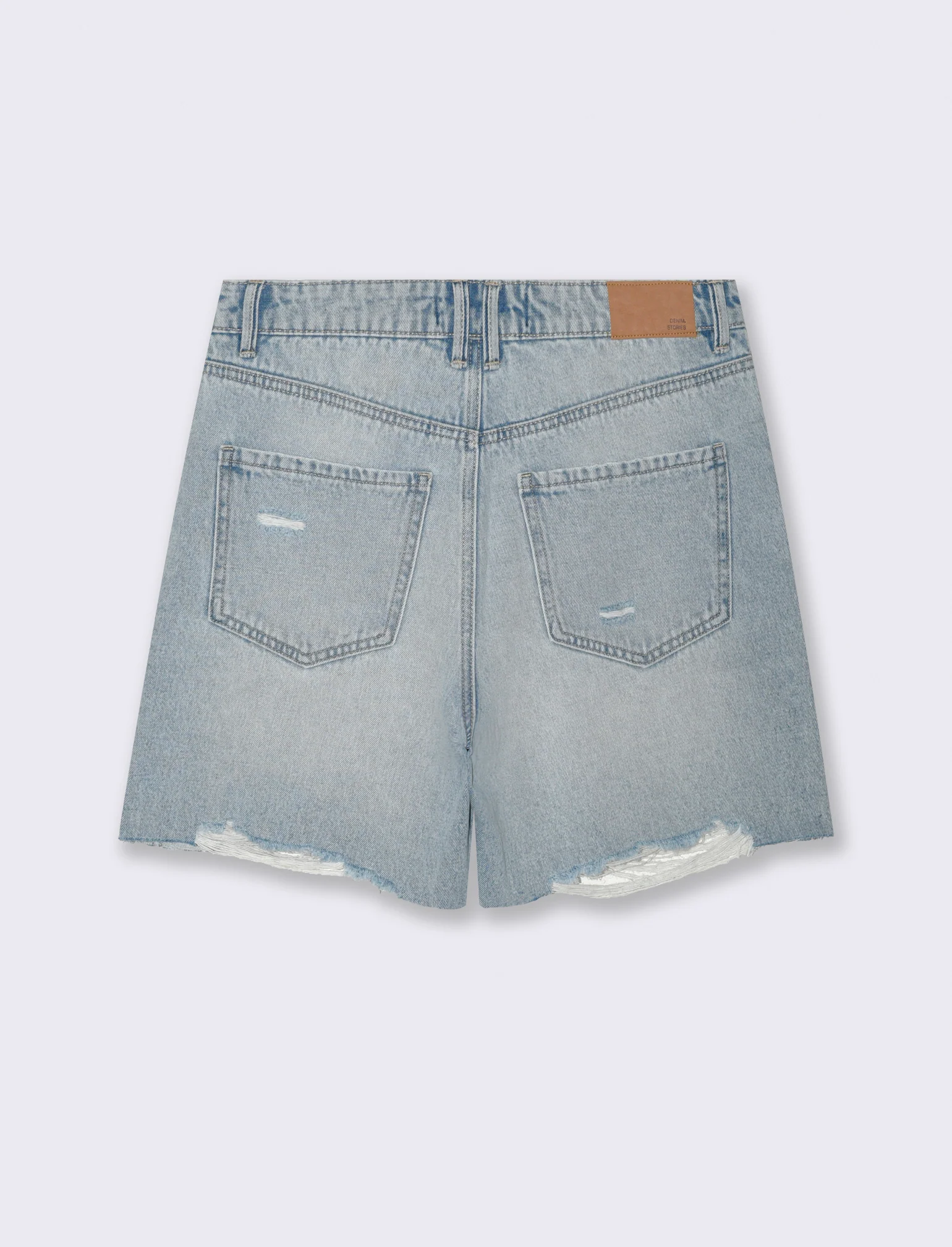 Short in denim - Denim chiaro - Image 2