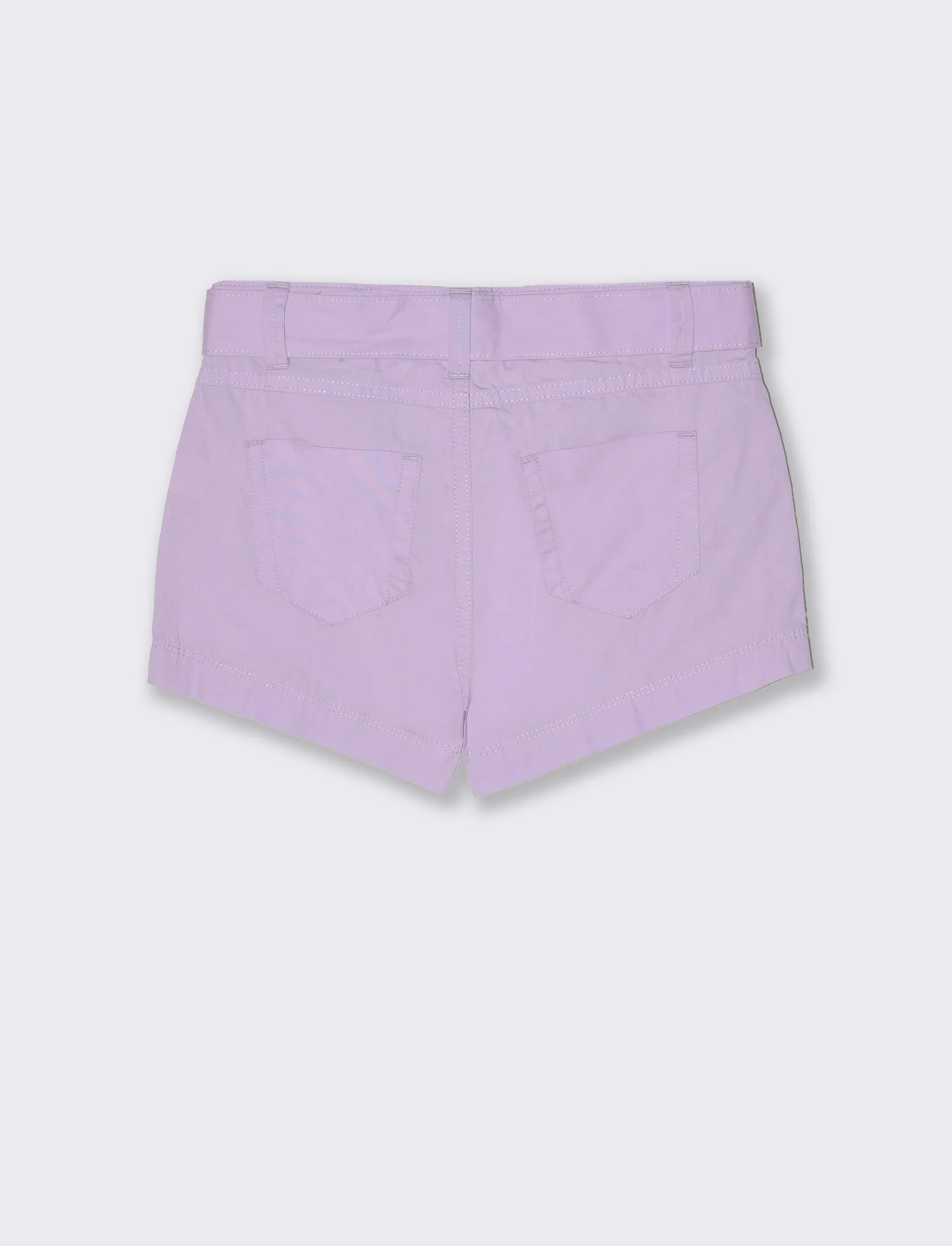 Short in popeline da bambina - Lilla - Image 2
