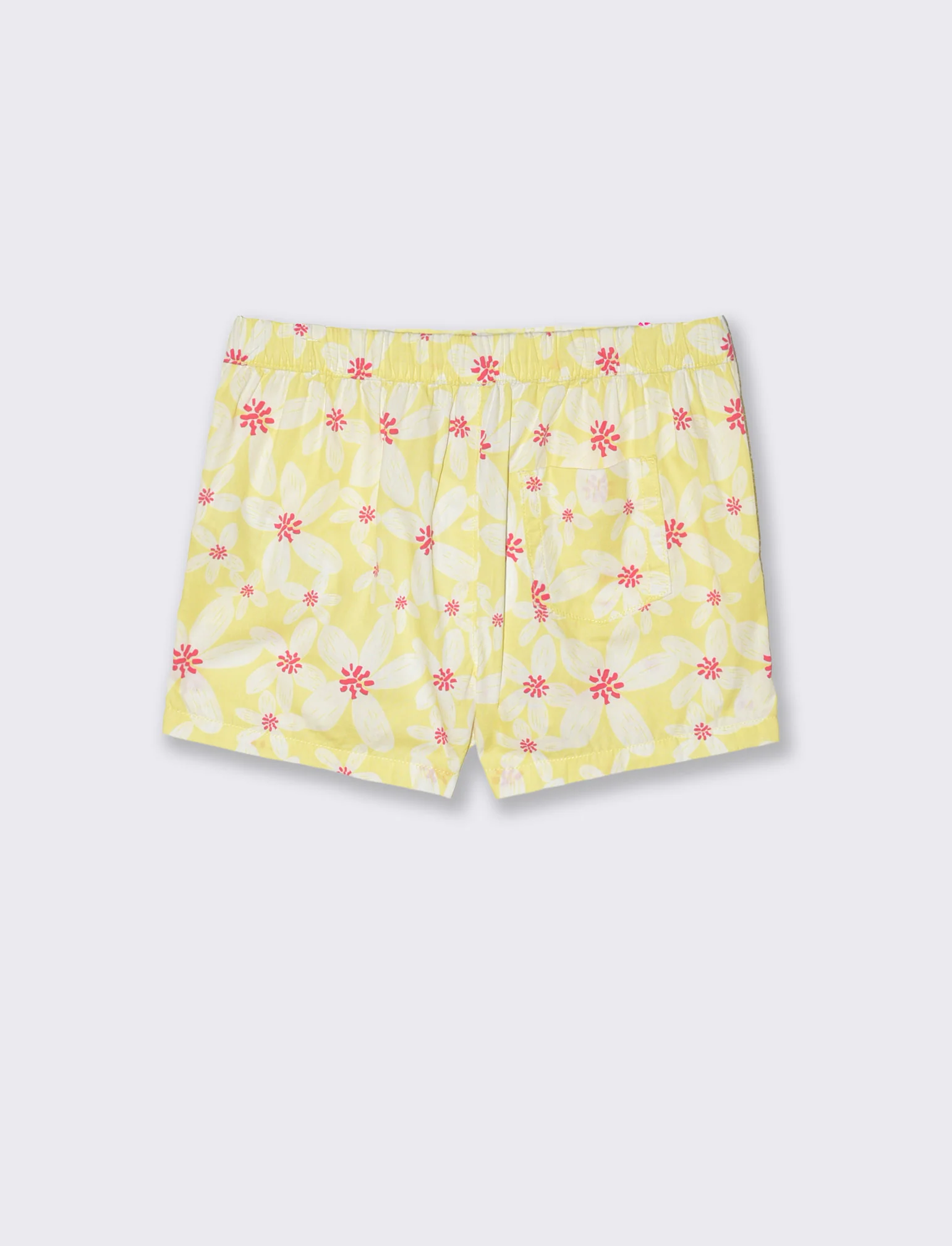 Short in popeline estivi e colorati - Giallo - Image 2