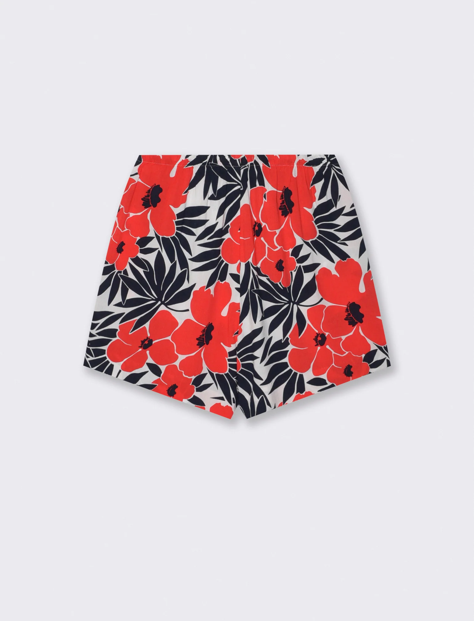 Short in tessuto stampato con vita arricciata - var 1 - Image 2
