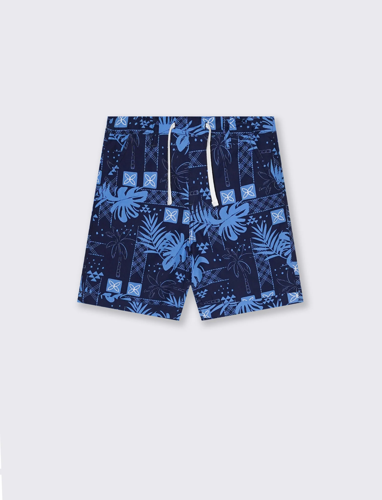 Short stampato da bambino - Blu