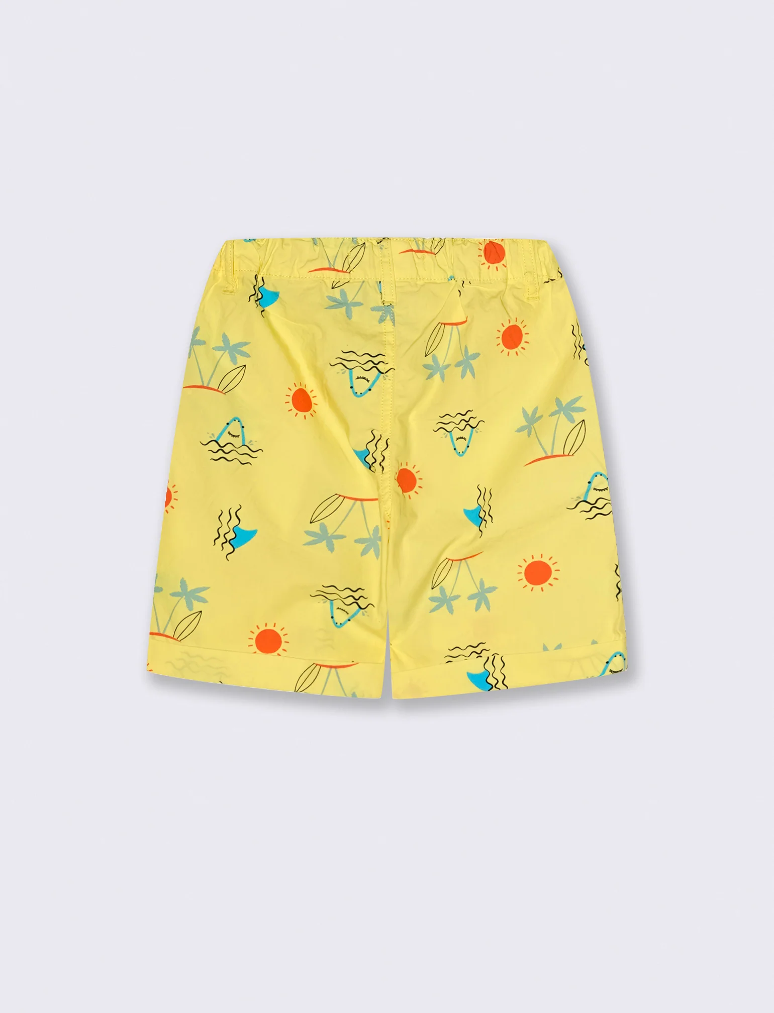 Short stampato da bambino - Giallo - Image 2