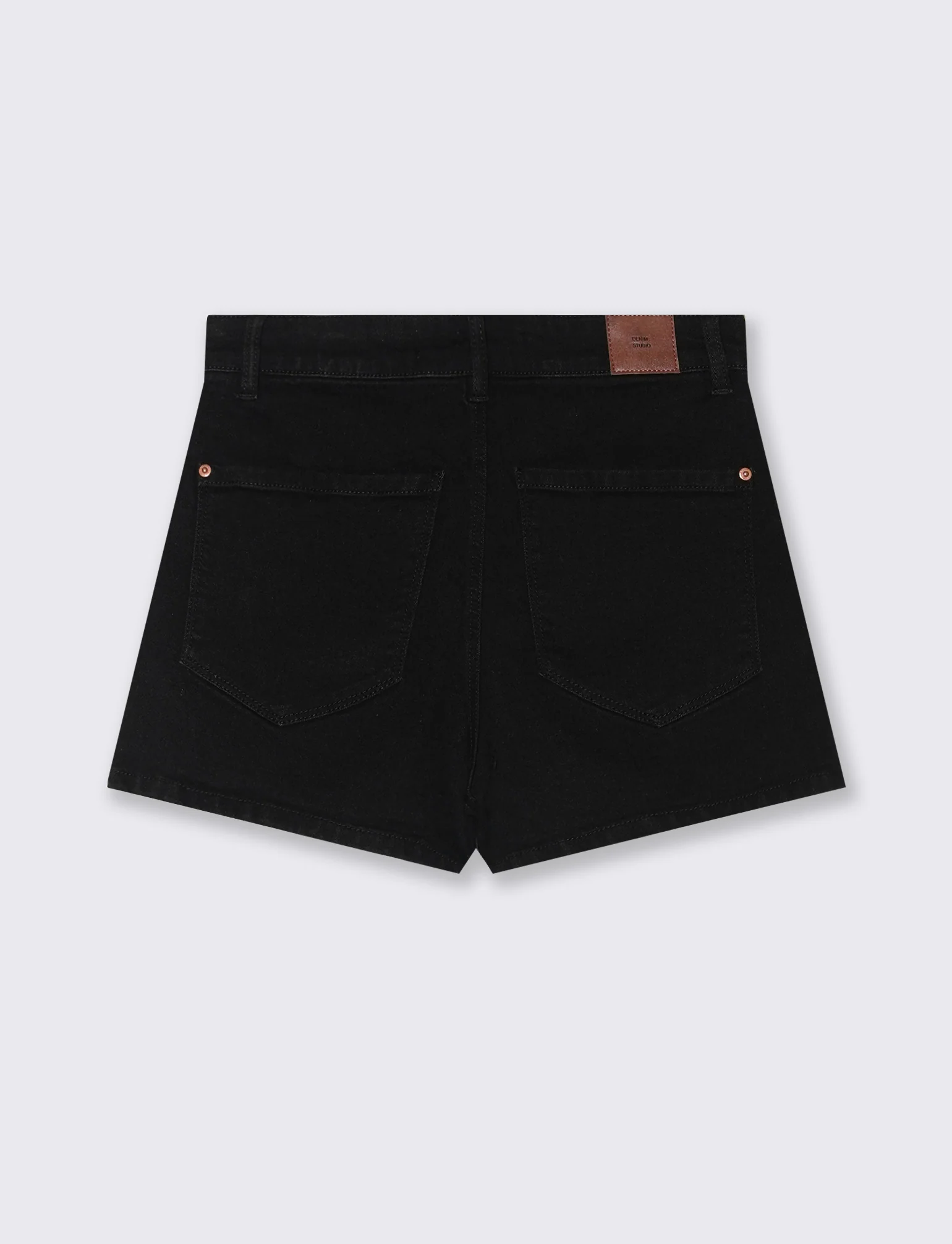 Short vita alta da donna - Nero - Image 2