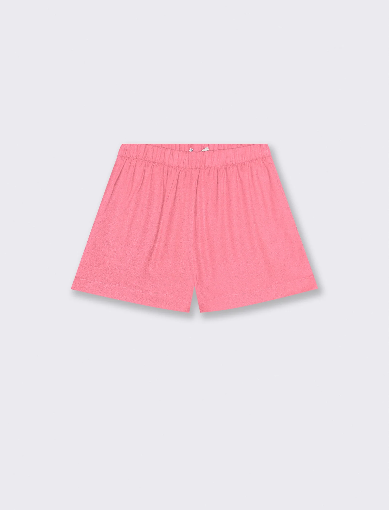 Shorts con elastico arricciato in vita - Rosa big bubble - Image 2