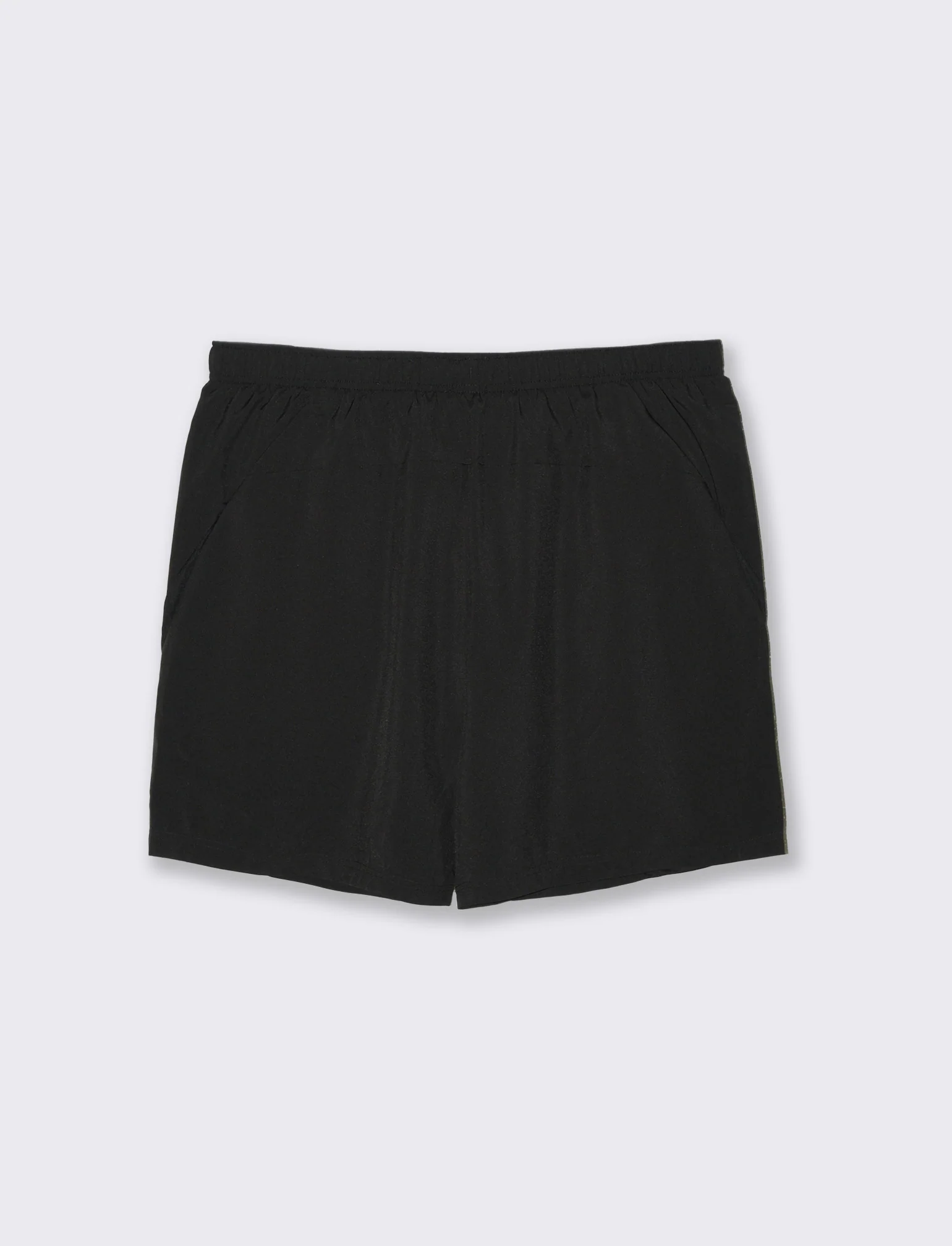 Shorts da allenamento in tessuto tecnico leggero da uomo - Nero - Image 5