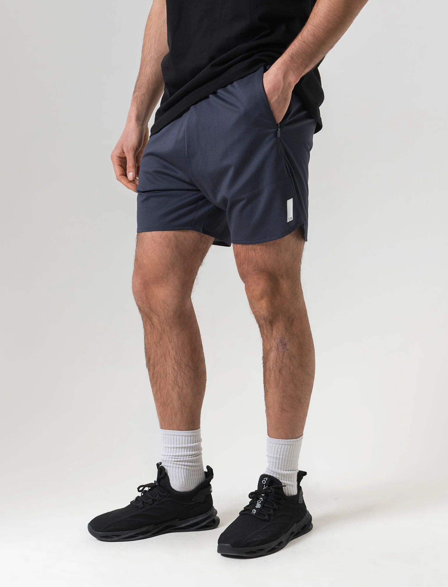 Shorts da allenamento in tessuto tecnico waffle da uomo - Avion