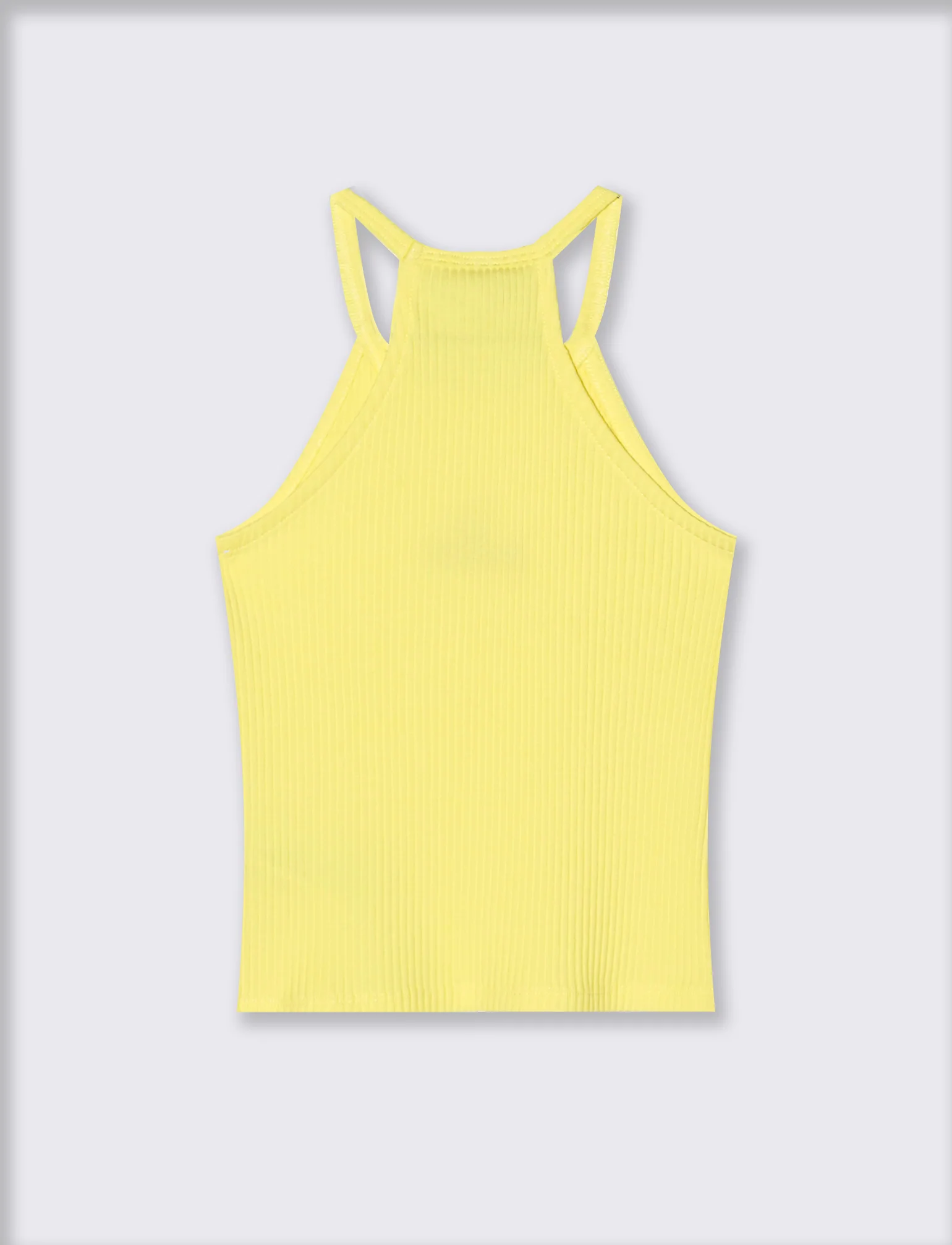 Shorts in cotone con elastico in vita - Giallo - Image 2