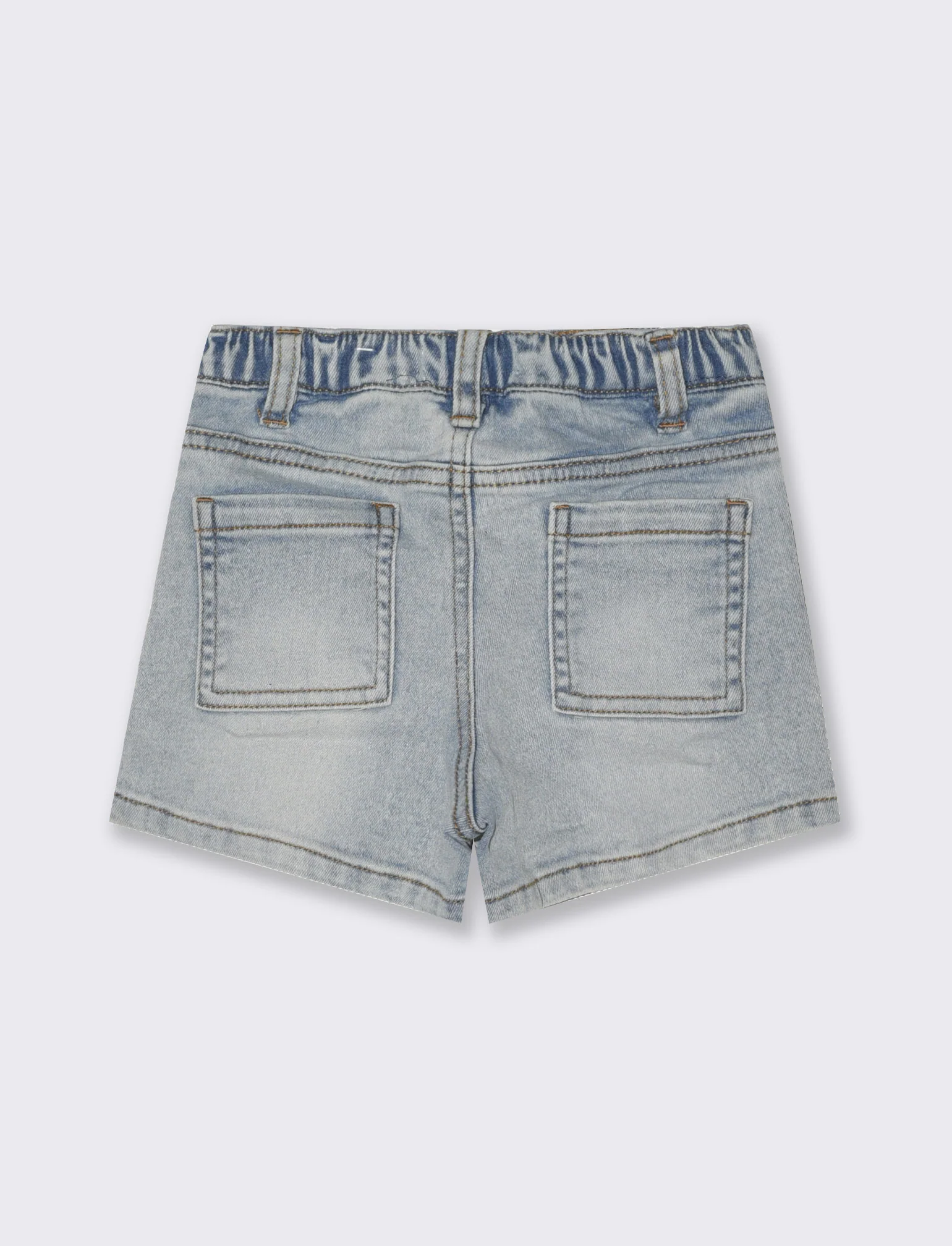 Shorts in denim da neonata - Denim chiaro - Image 2