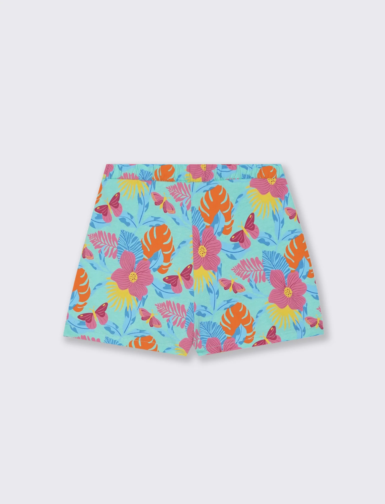 Shorts in felpa da bambina con rouches - Fantasia - Image 2