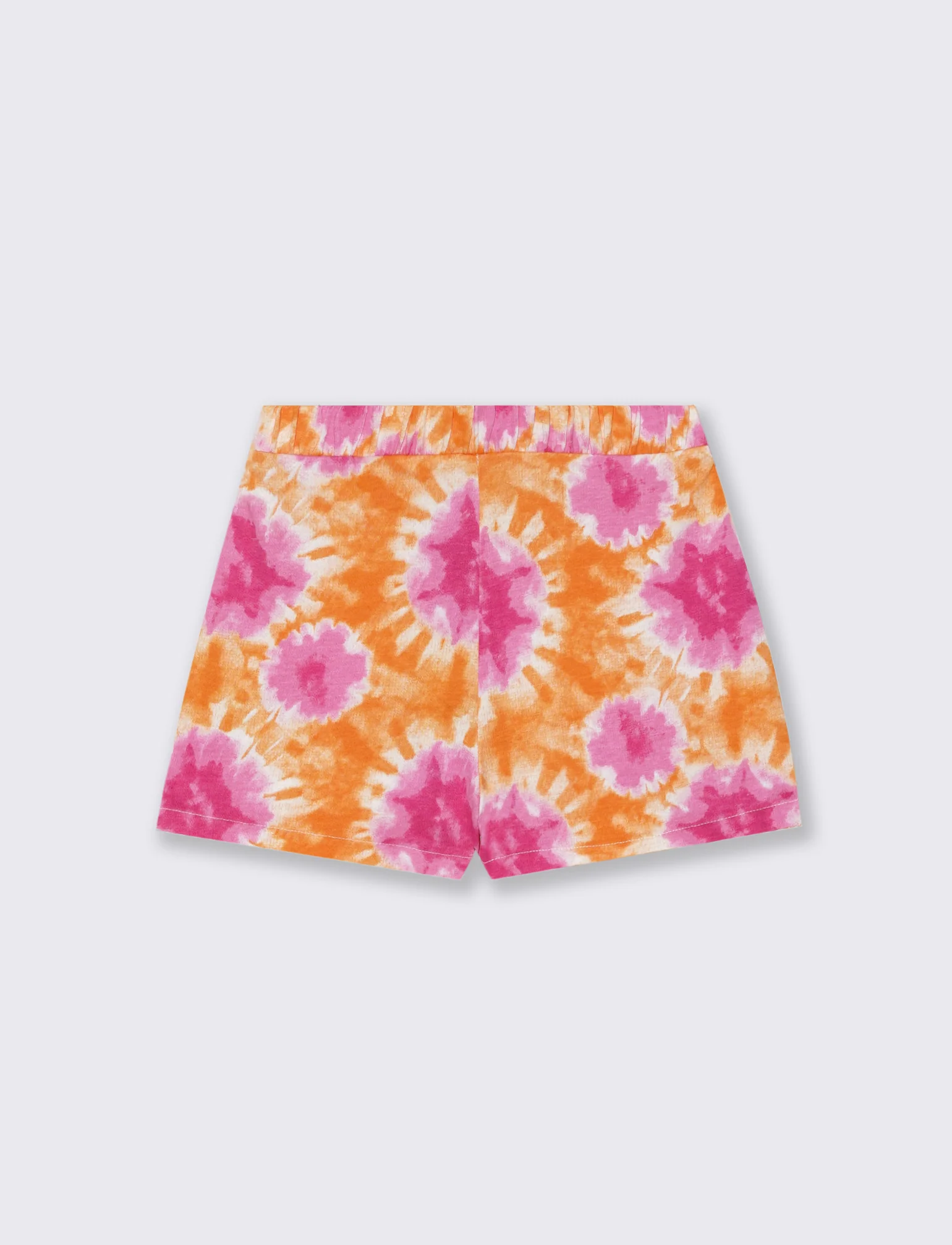 Shorts in felpa da bambina con rouches - Multicolore - Image 2
