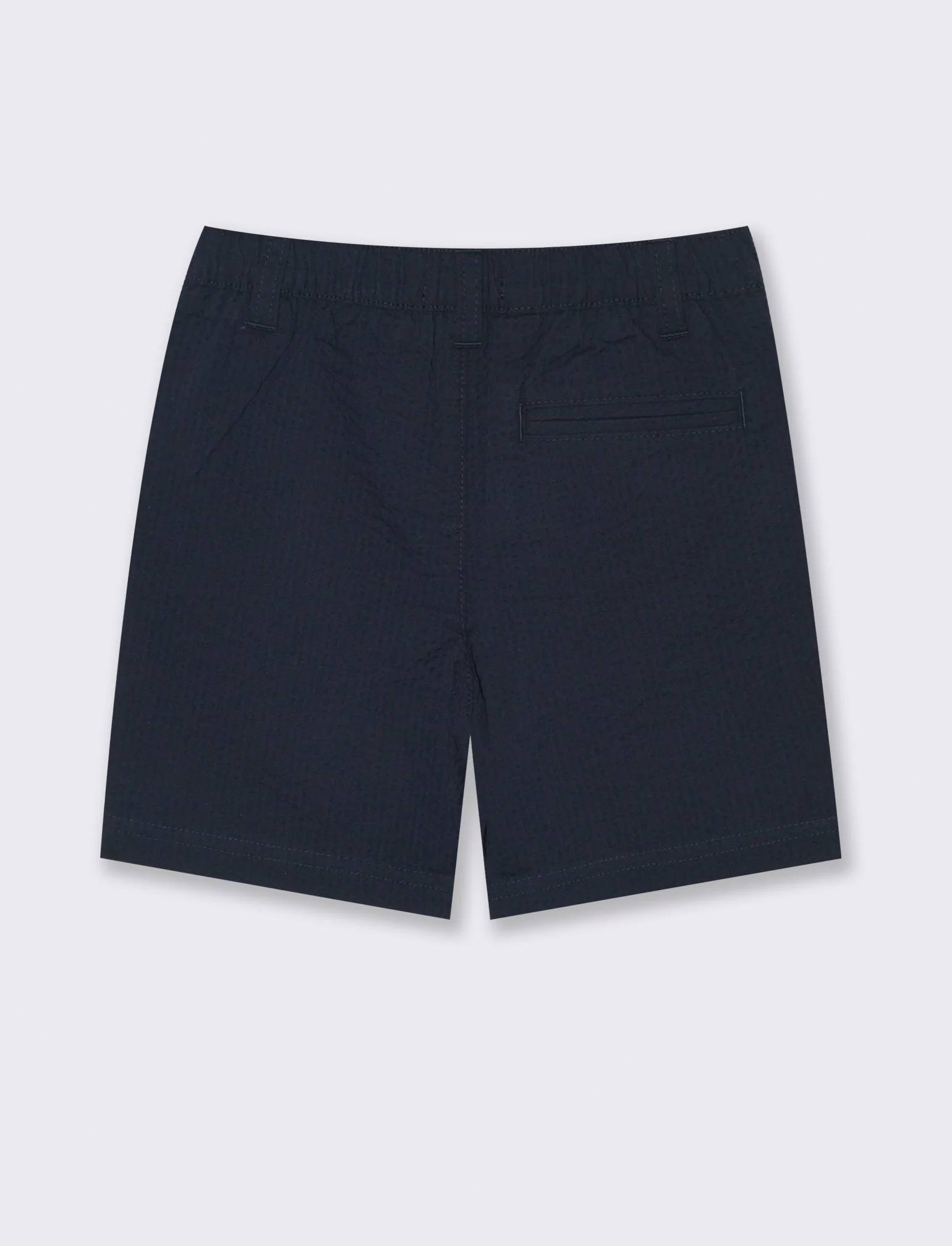 Shorts in seersucker da neonato - Blu - Image 2