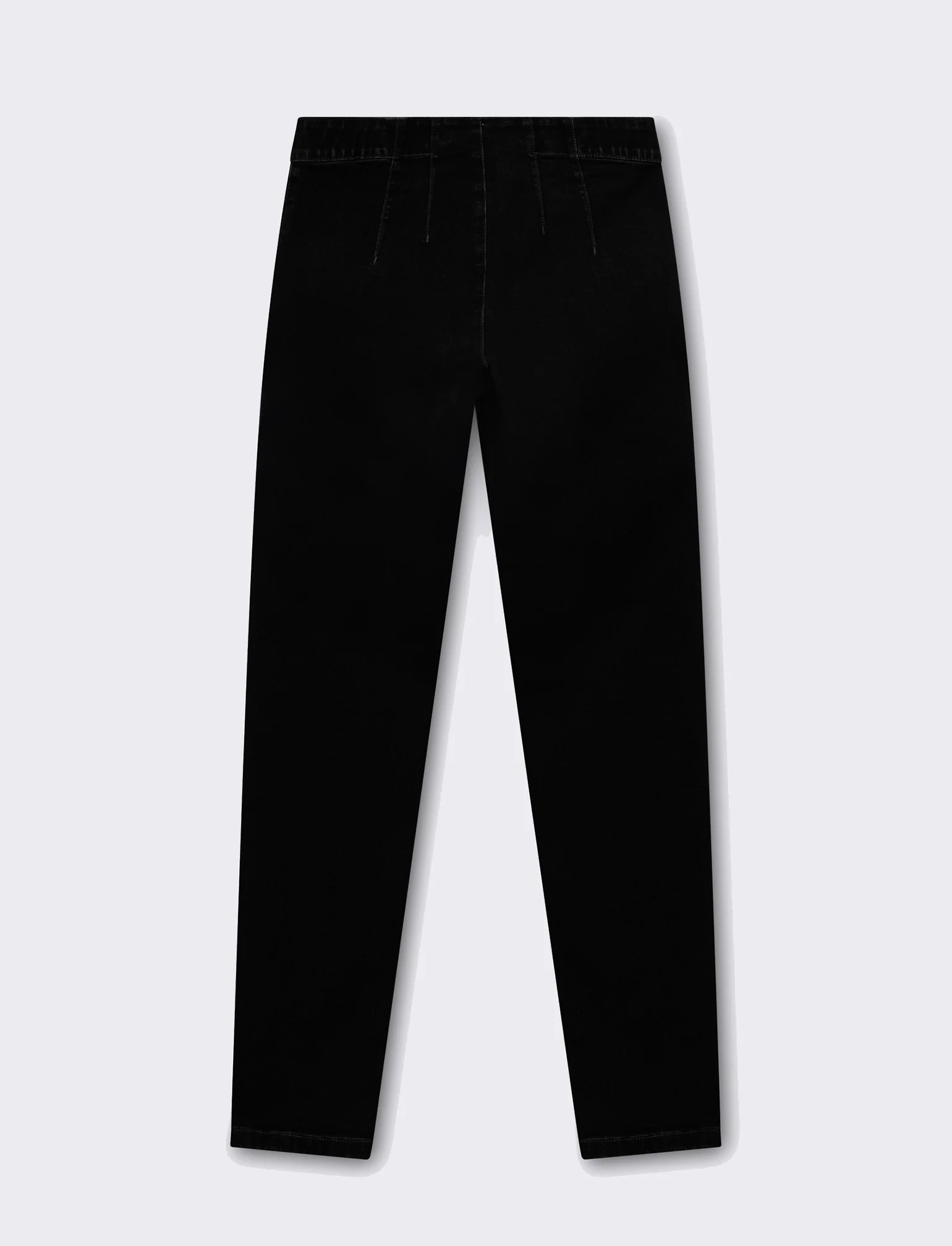 Skinny jeans con elastico in vita da donna - Nero - Image 4