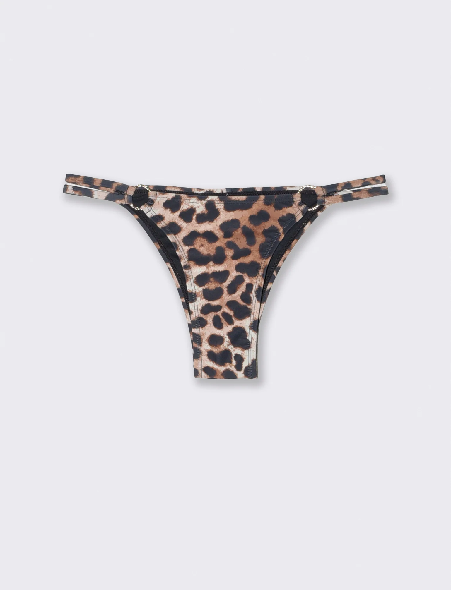 Slip mare con anelli eleganti - Leopardato - Image 2