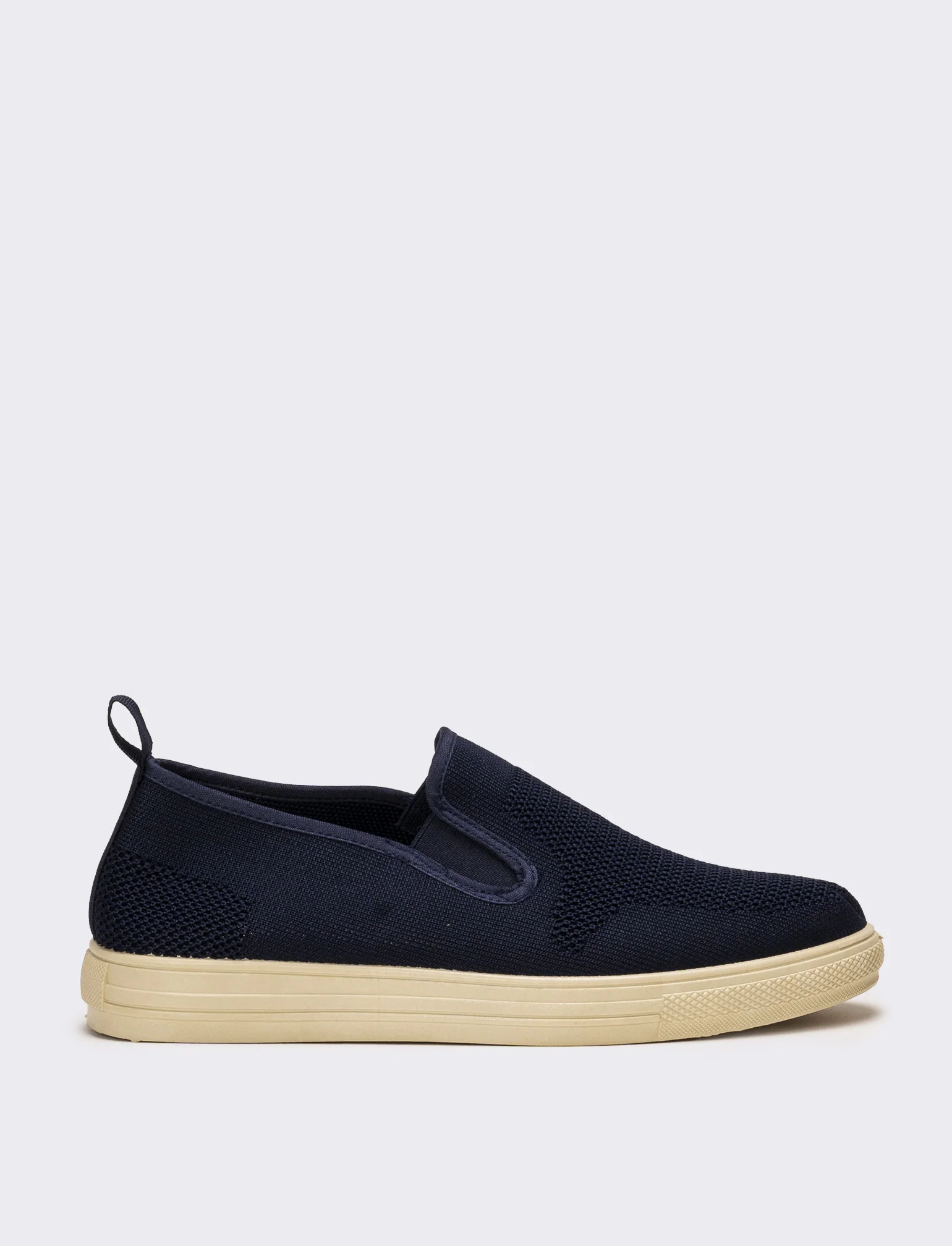 Slip-on in tessuto tecnico da uomo - BLUE/BLUE