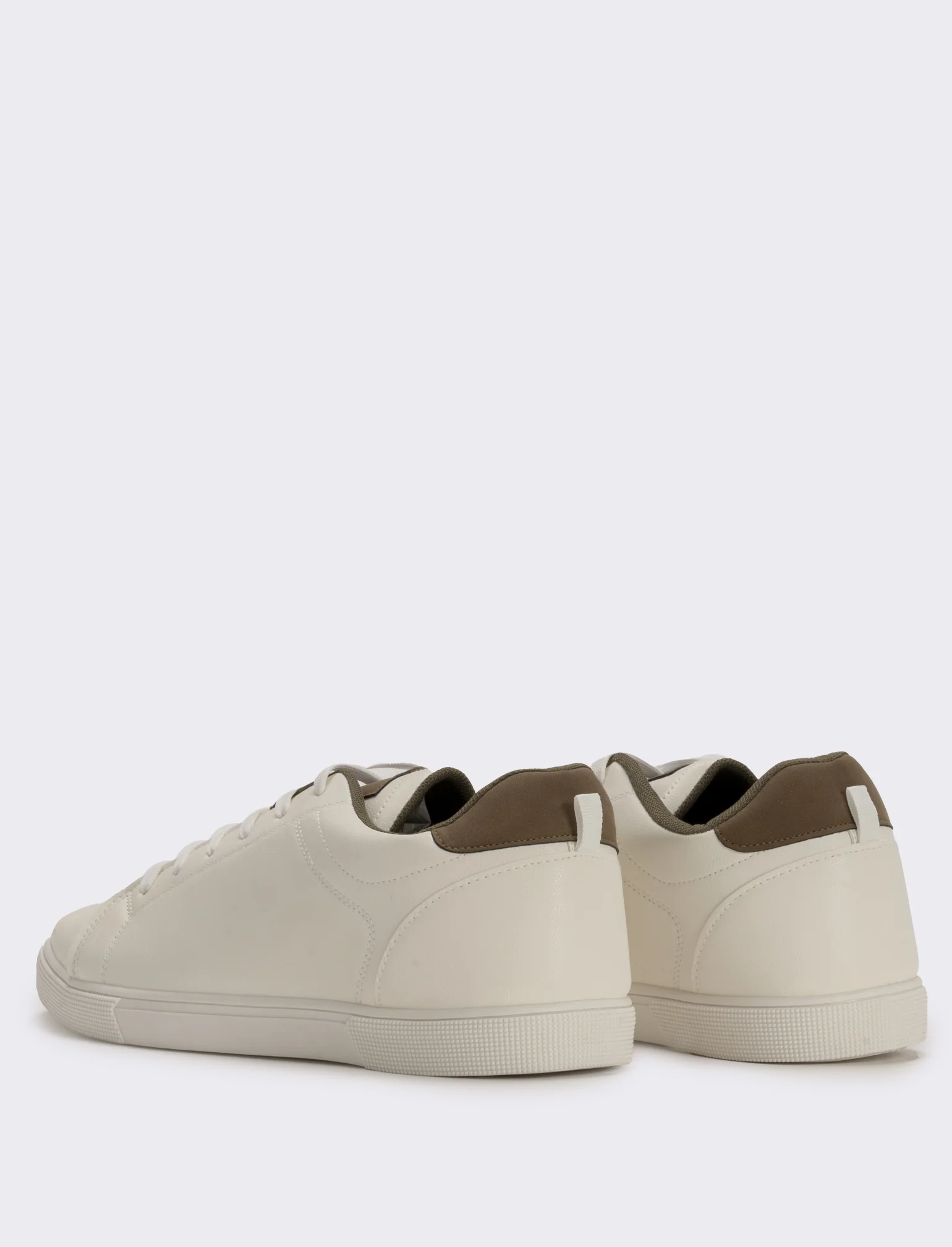 Sneakers bianche con dettaglio verde - Bianco - Image 3