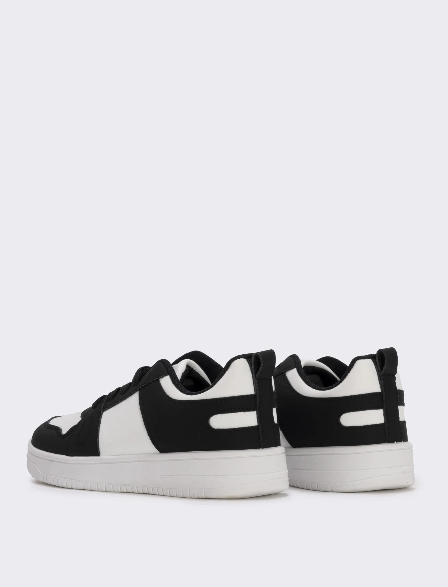 Sneakers bianche e nere per bambini - Bianco-nero - Image 2