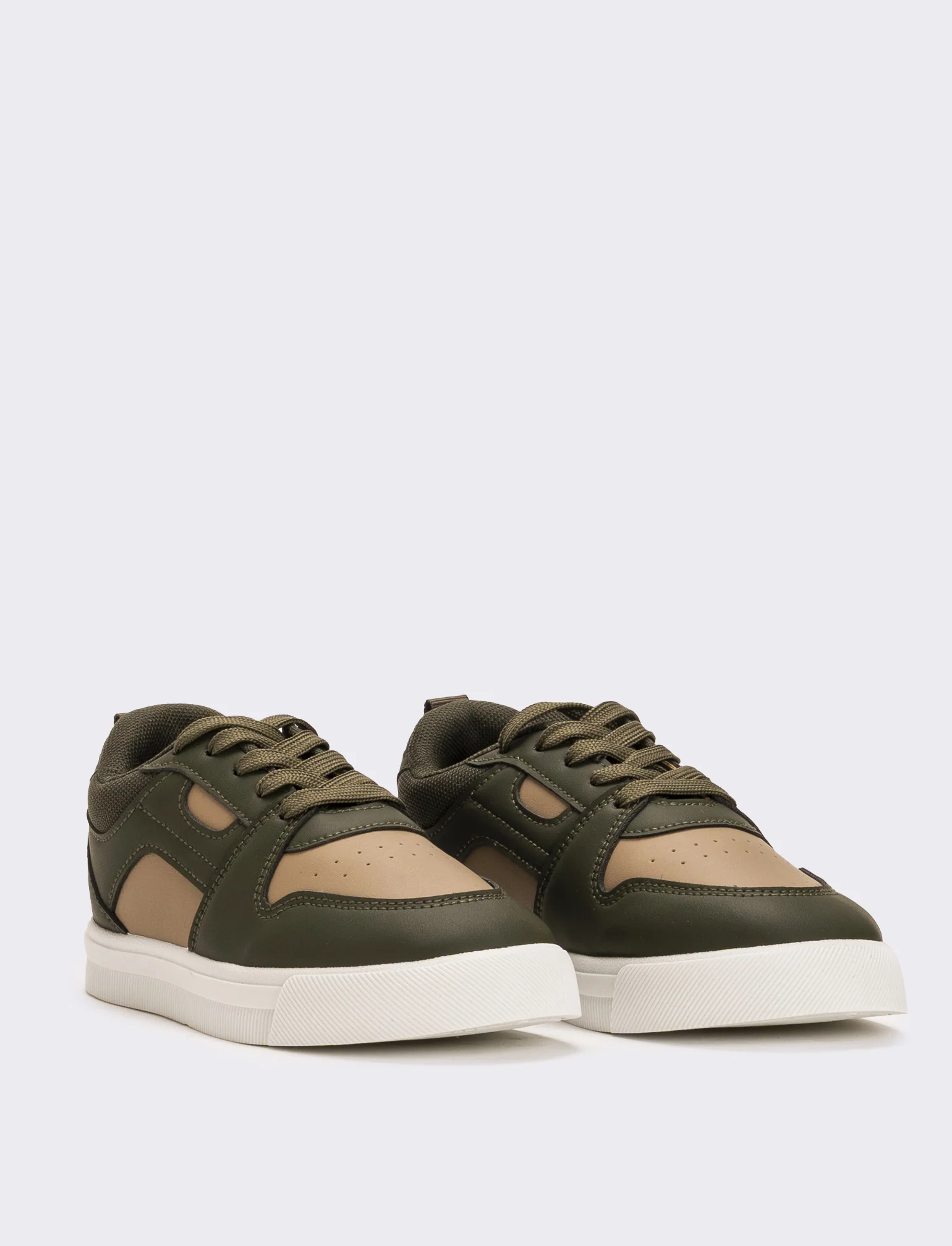 Sneakers bicolor da bambino - Verde - Image 3