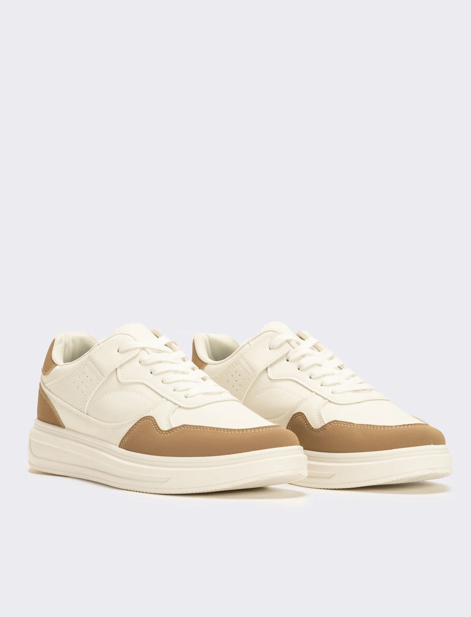 Sneakers casual da uomo - Bianco - Image 3