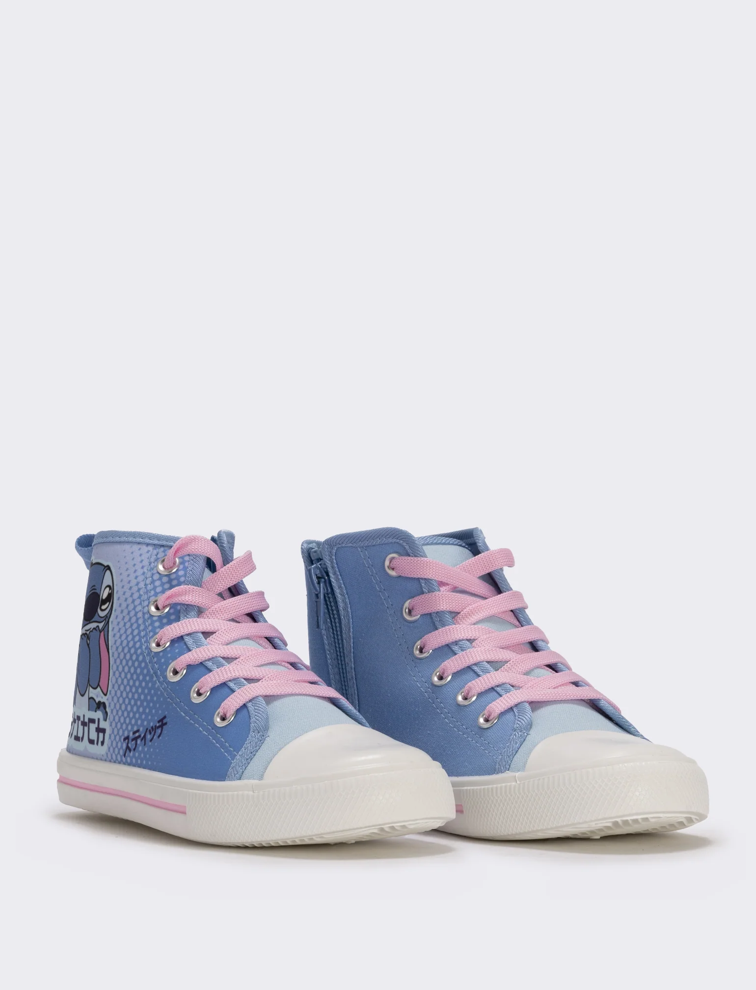 Sneakers celesti Stitch&Angel© da bambina - Lilla - Image 3