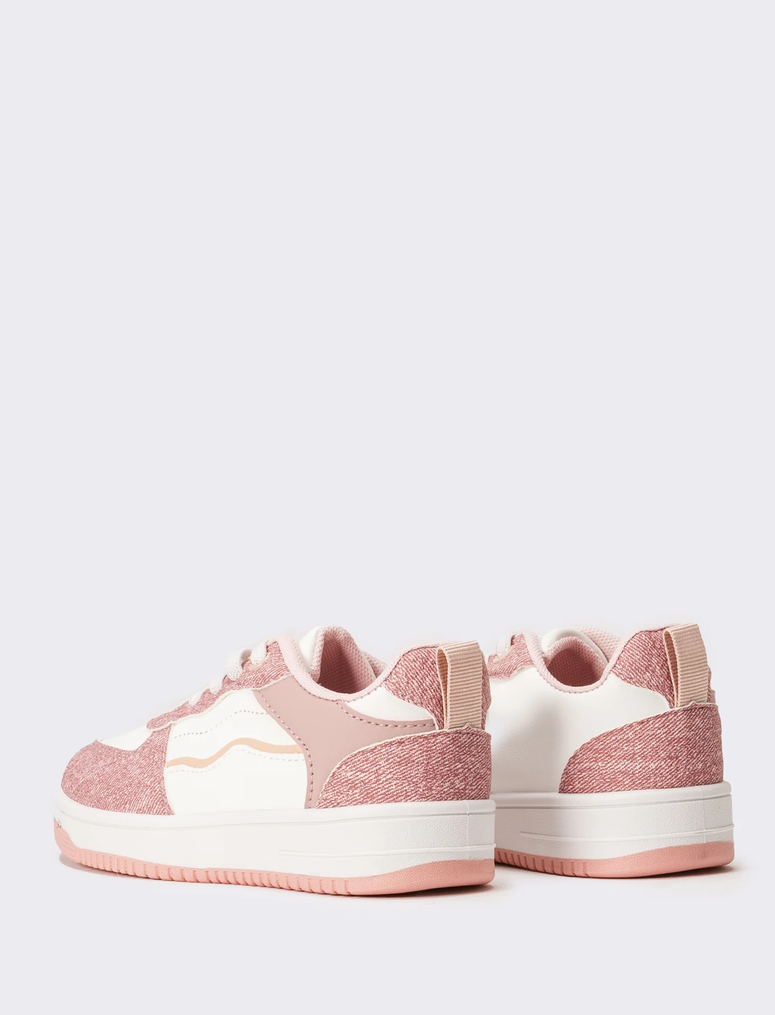 Sneakers con elementi combinati da bambina - Rosa - Image 3