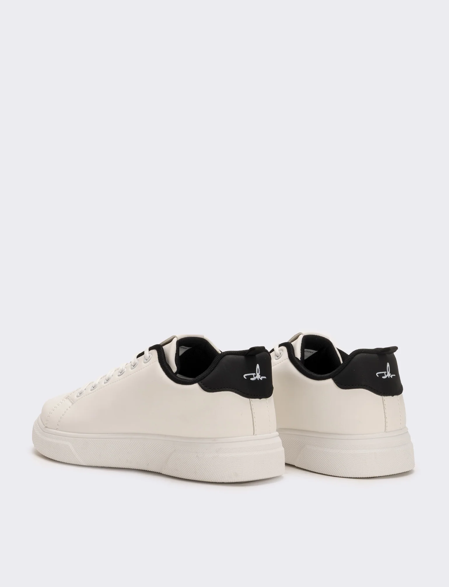 Sneakers con fodera a contrasto da uomo - Bianco - Image 3