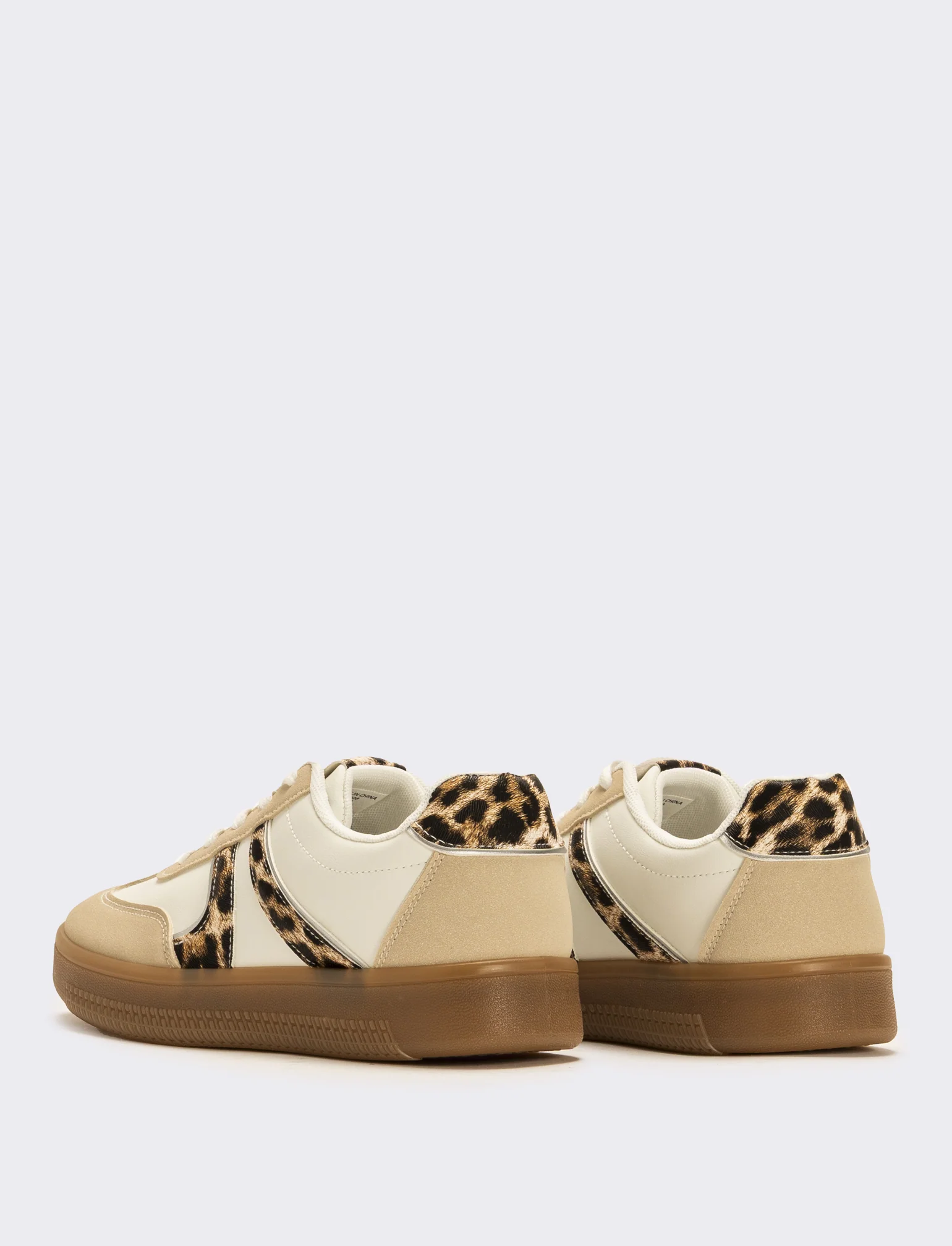 Sneakers con inserti da donna - Bianco - Image 3