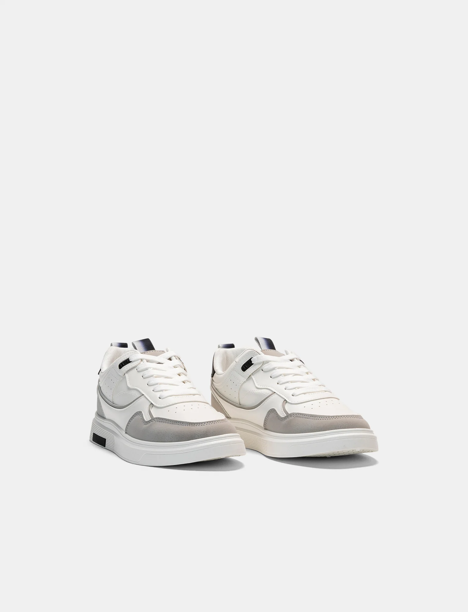 Sneakers con inserti da uomo - Bianco