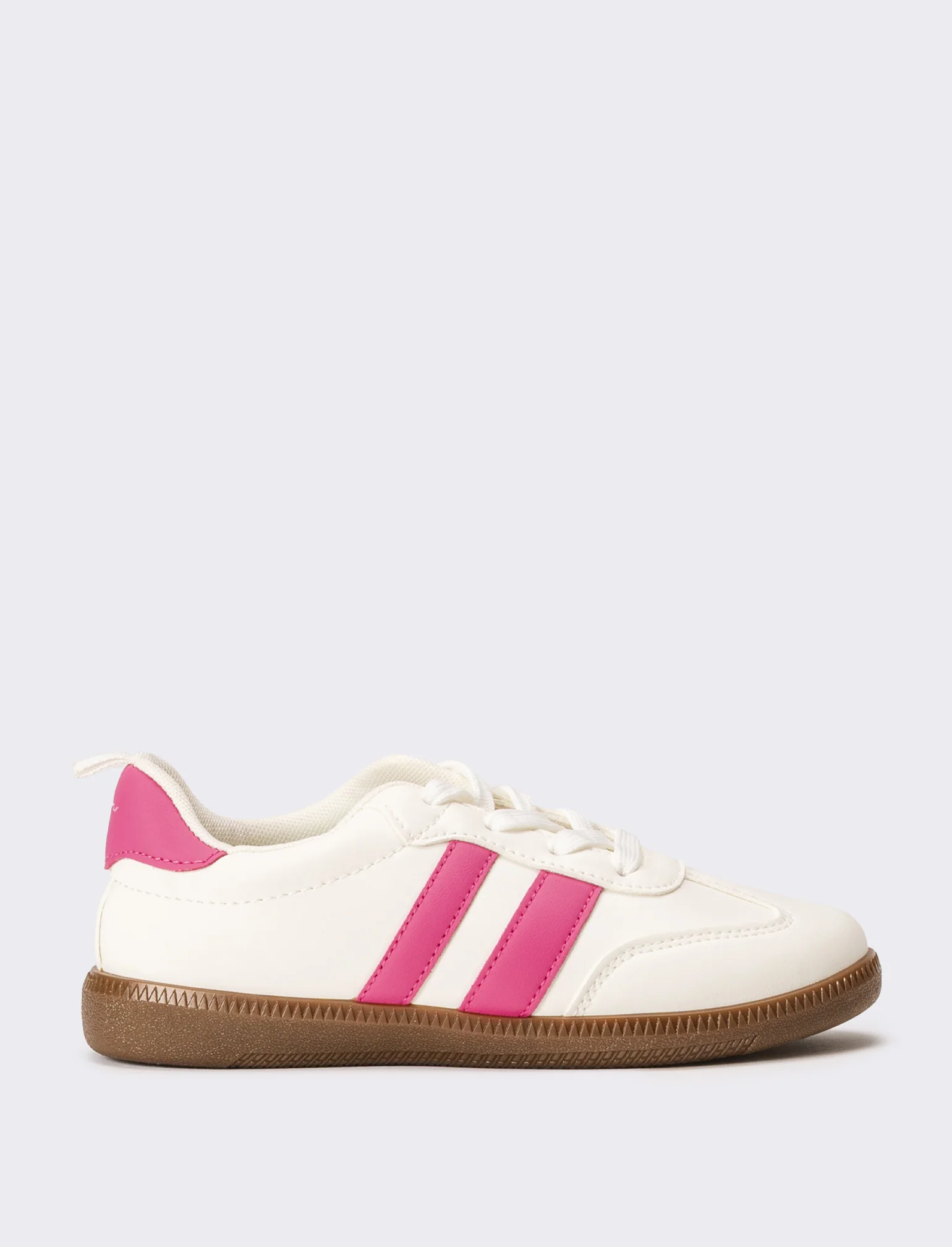 Sneakers con riporti da bambina - Bianco - Image 2