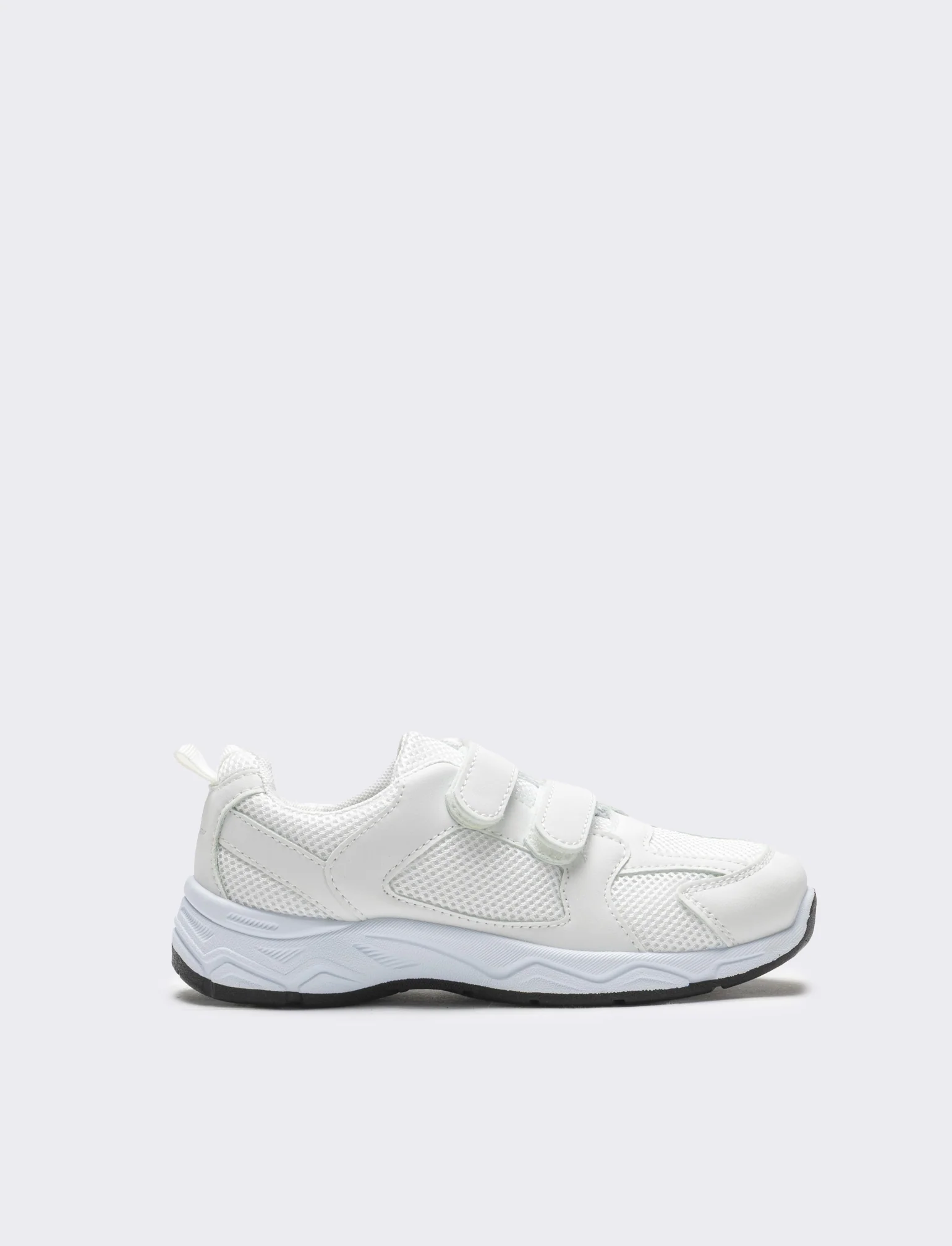 Sneakers con strappi da bambina - Bianco - Image 2