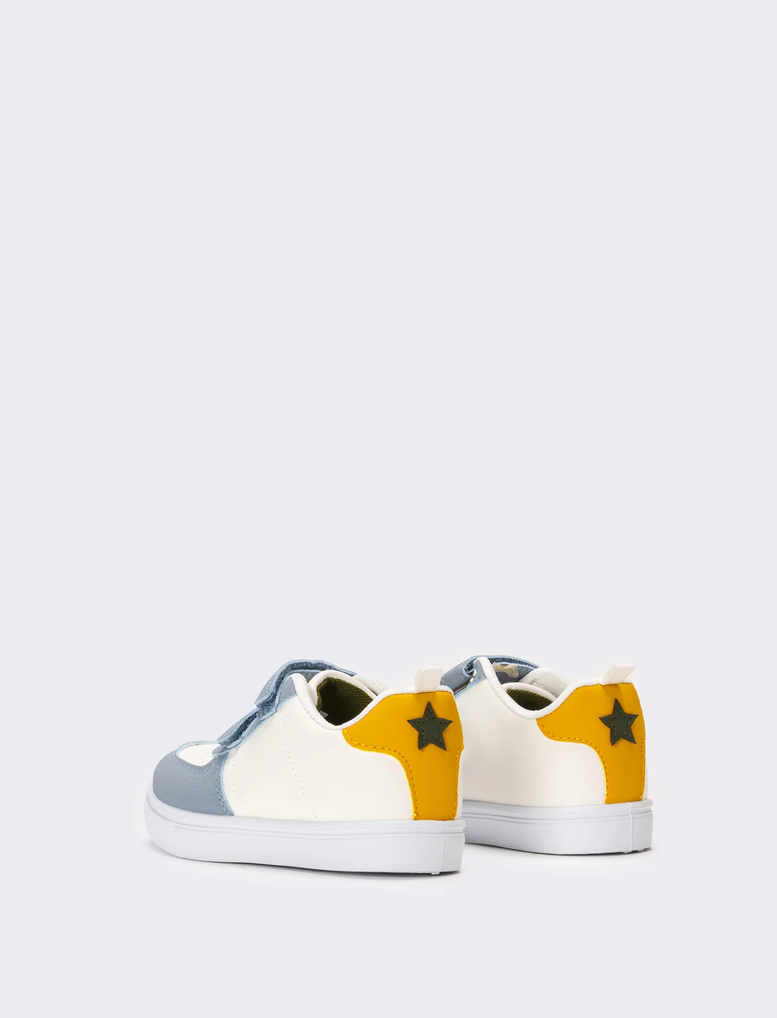 Sneakers con strappi da bambino - Bianco - Image 3