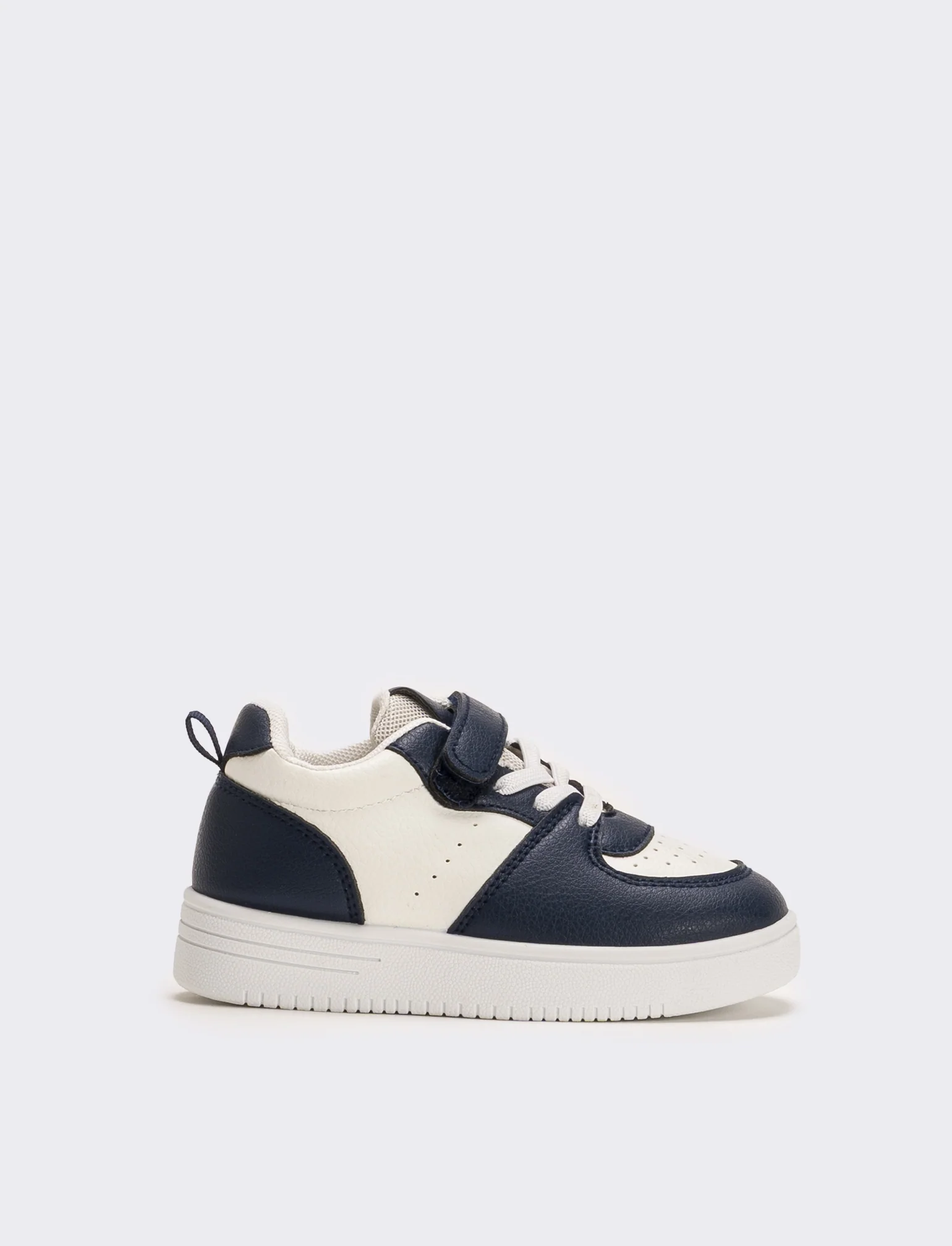Sneakers da bambino con riporti a contrasto - Blu - Image 2