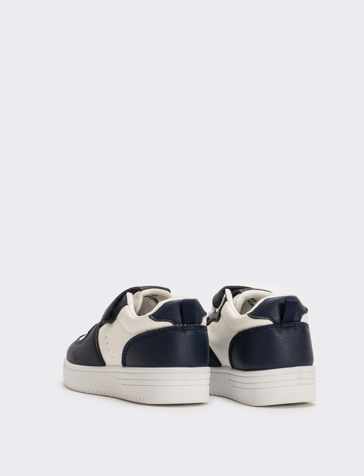 Sneakers da bambino con riporti a contrasto - Blu - Image 3