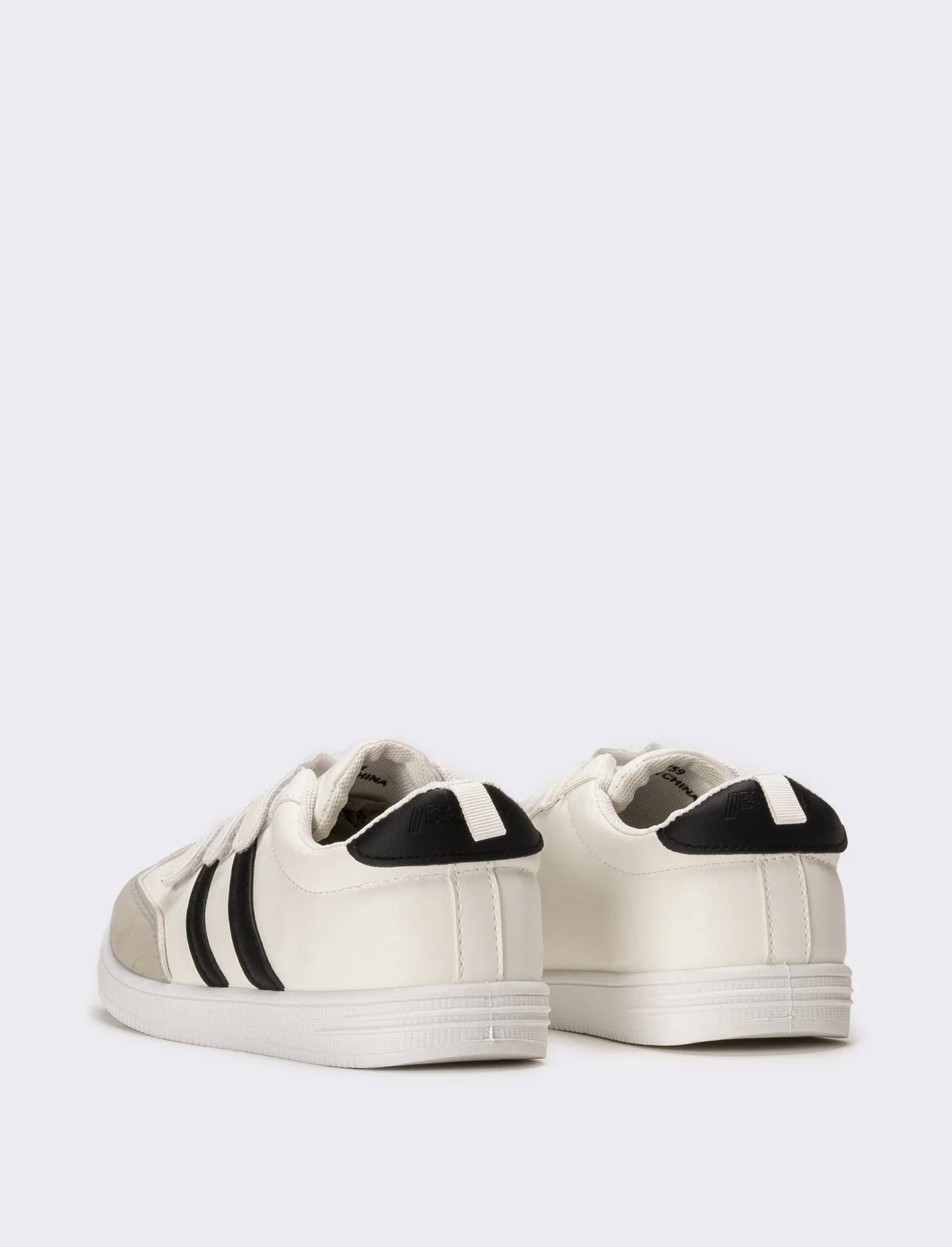 Sneakers da bambino con strappi - Bianco - Image 3