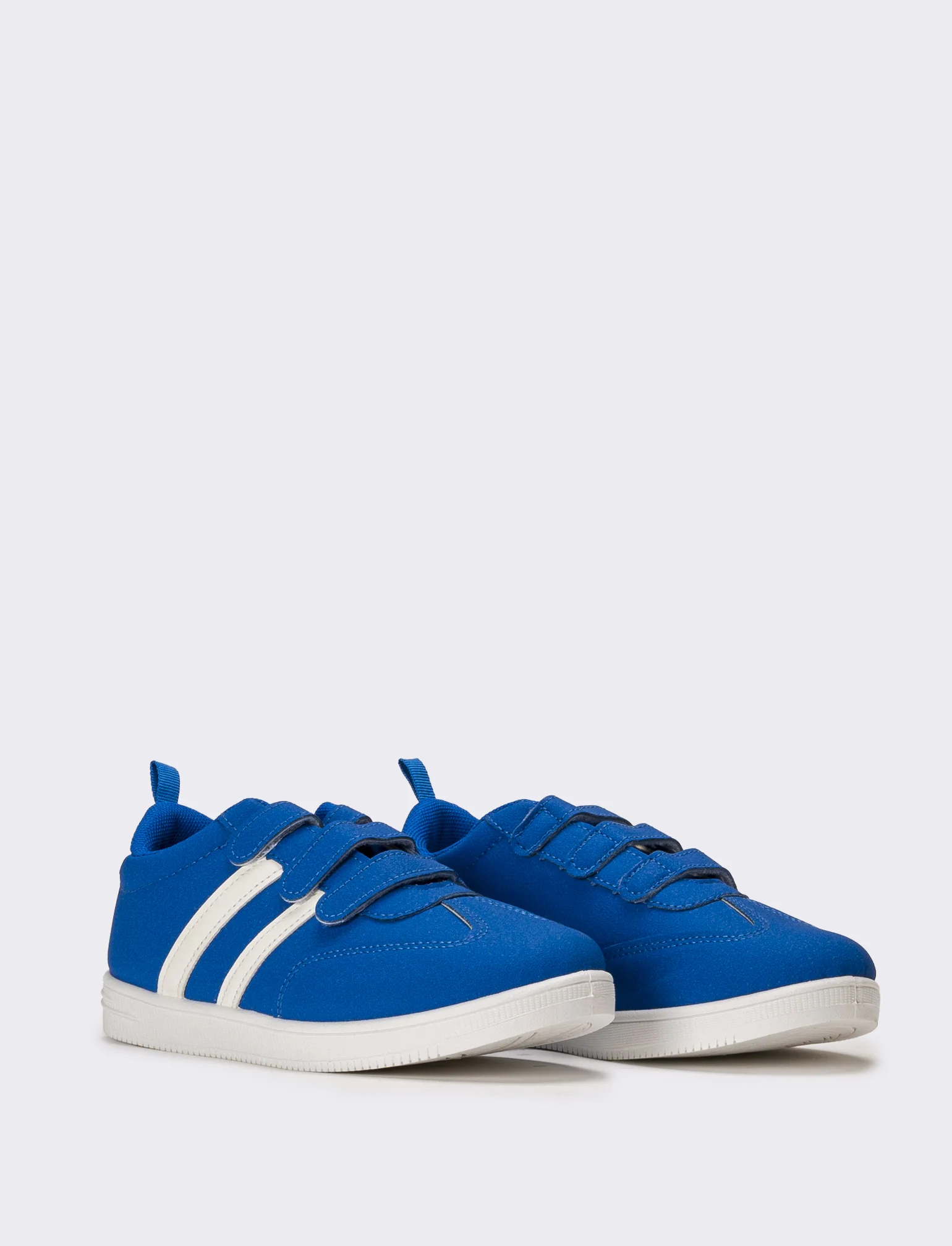 Sneakers da bambino in microfibra - Blu - Image 2