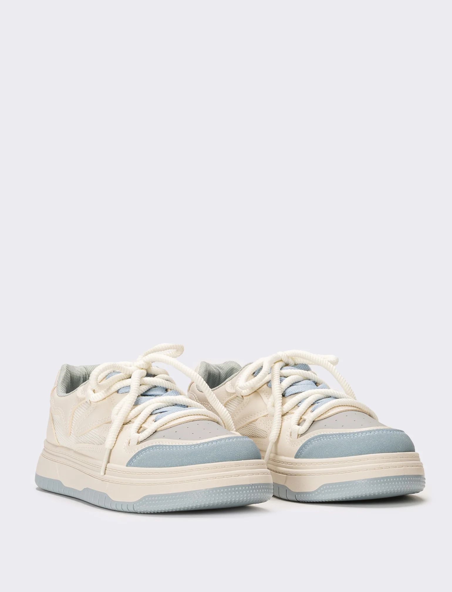 Sneakers da donna bicolor - Bianco