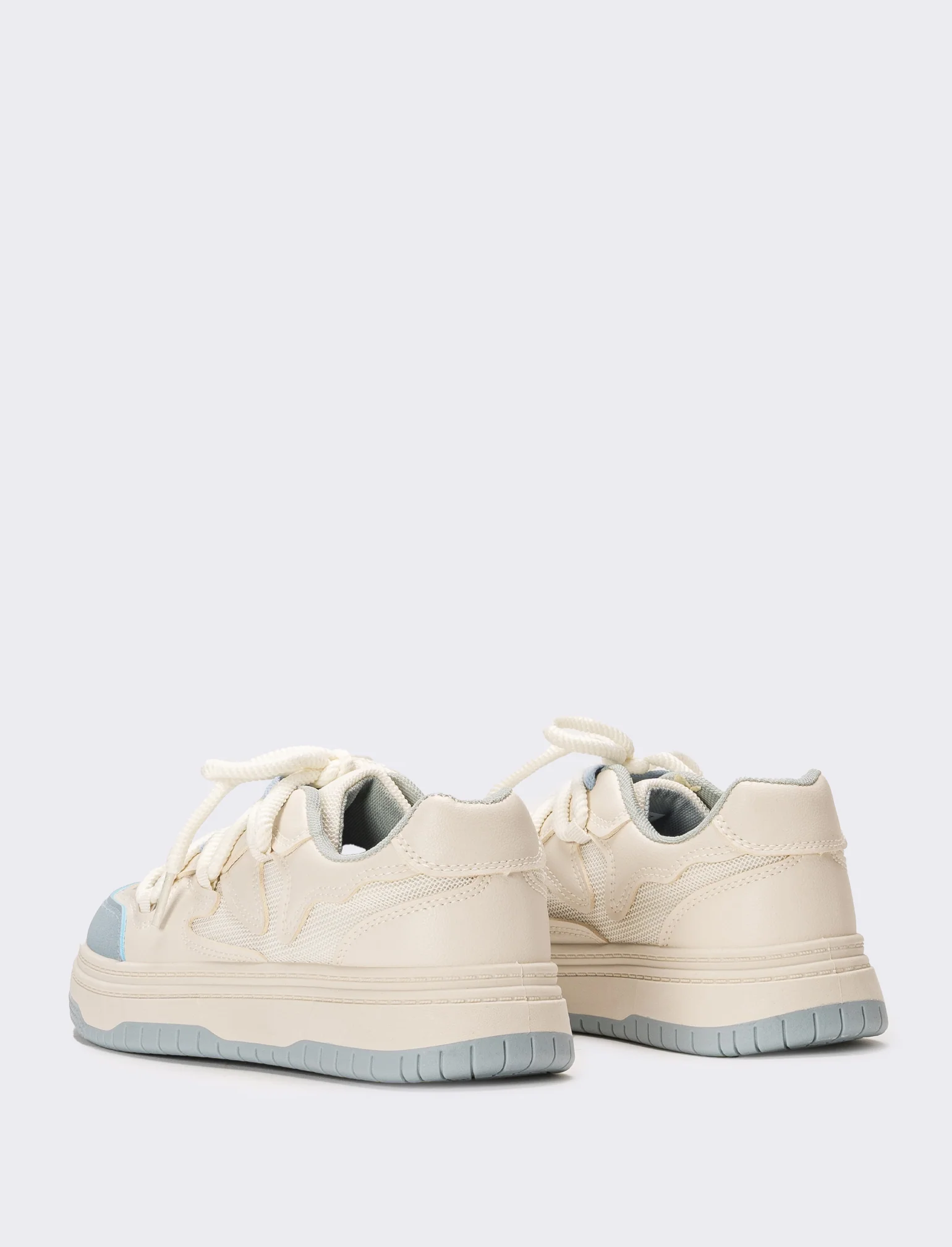 Sneakers da donna bicolor - Bianco - Image 3