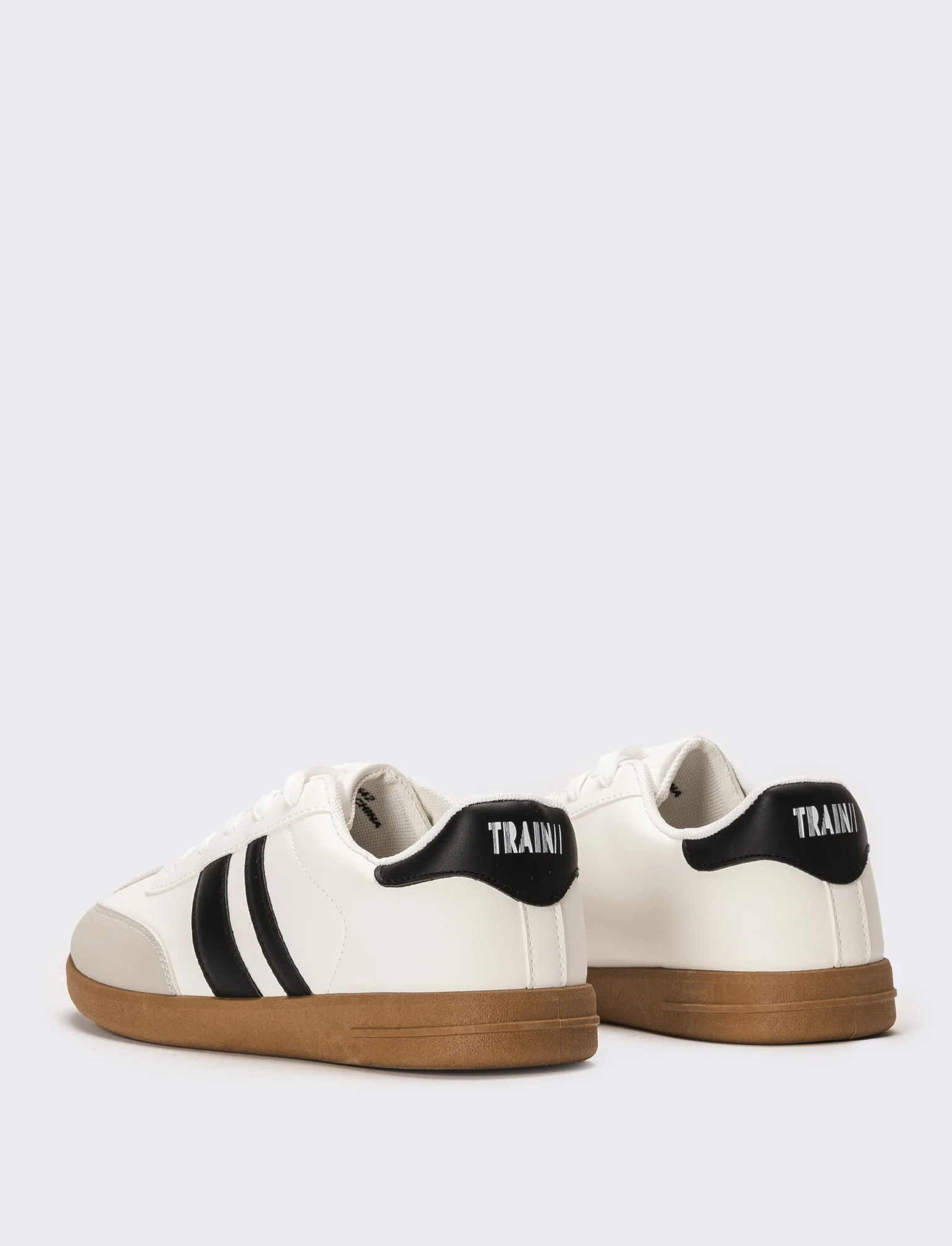 Sneakers da donna con inserti - Bianco - Image 3