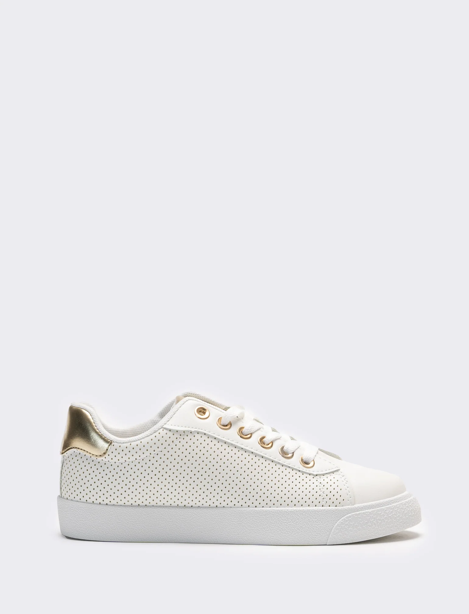 Sneakers da donna forata - Bianco - Image 2