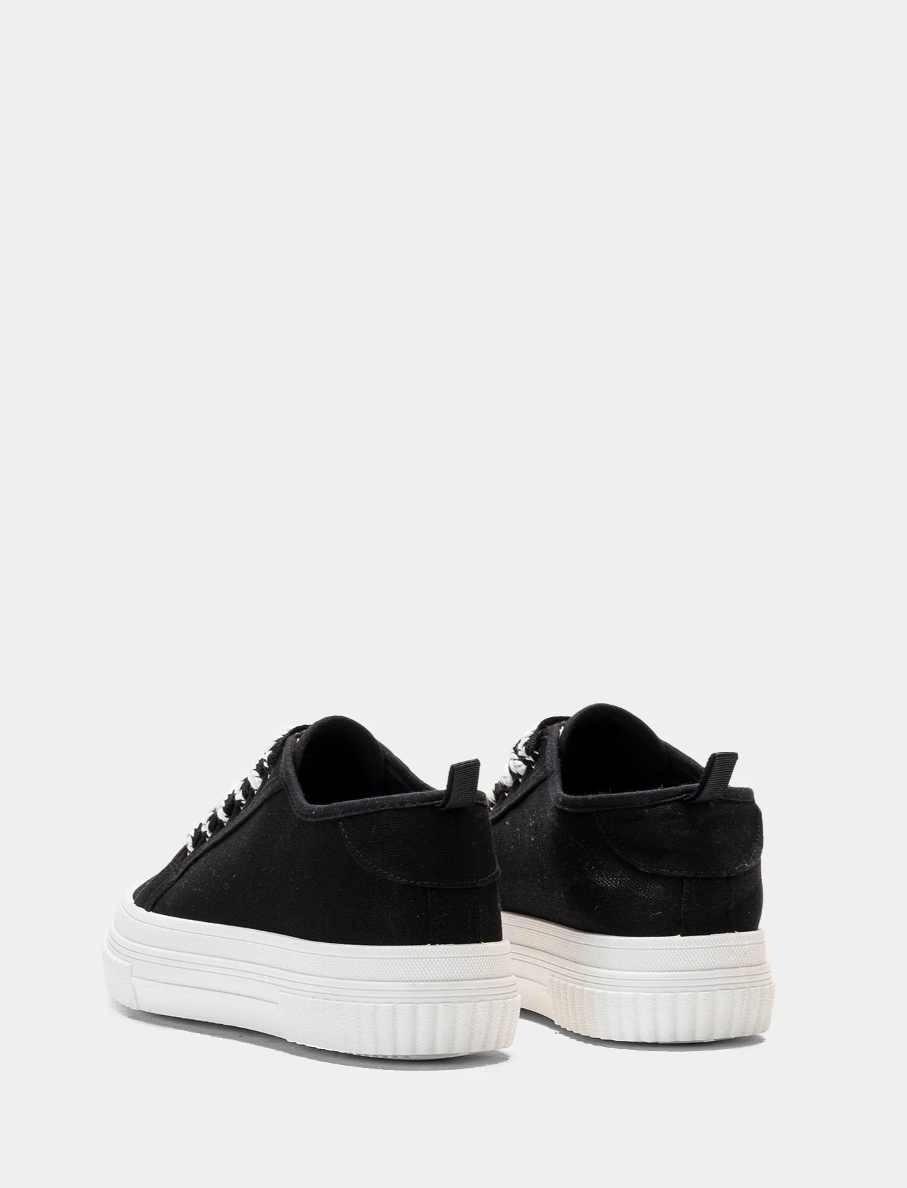 Sneakers da donna  in canvas - Nero - Image 3