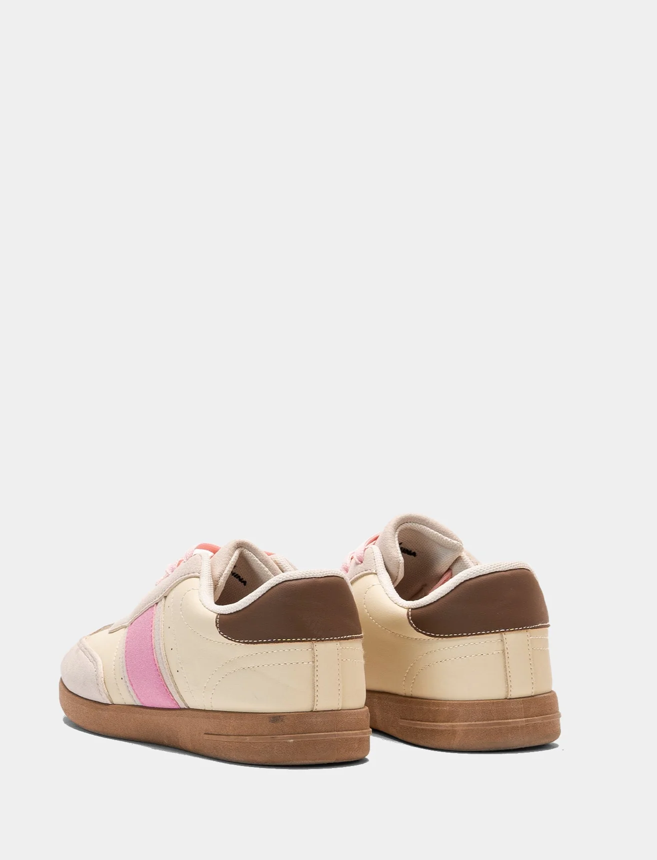 Sneakers da donna multielemento - Beige - Image 3